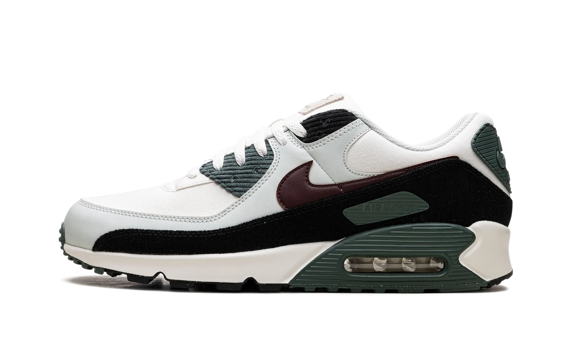 running in windy weather shoes running shoes for urban explorers Air Max 90 "Burgundy Crush Vintage Green"