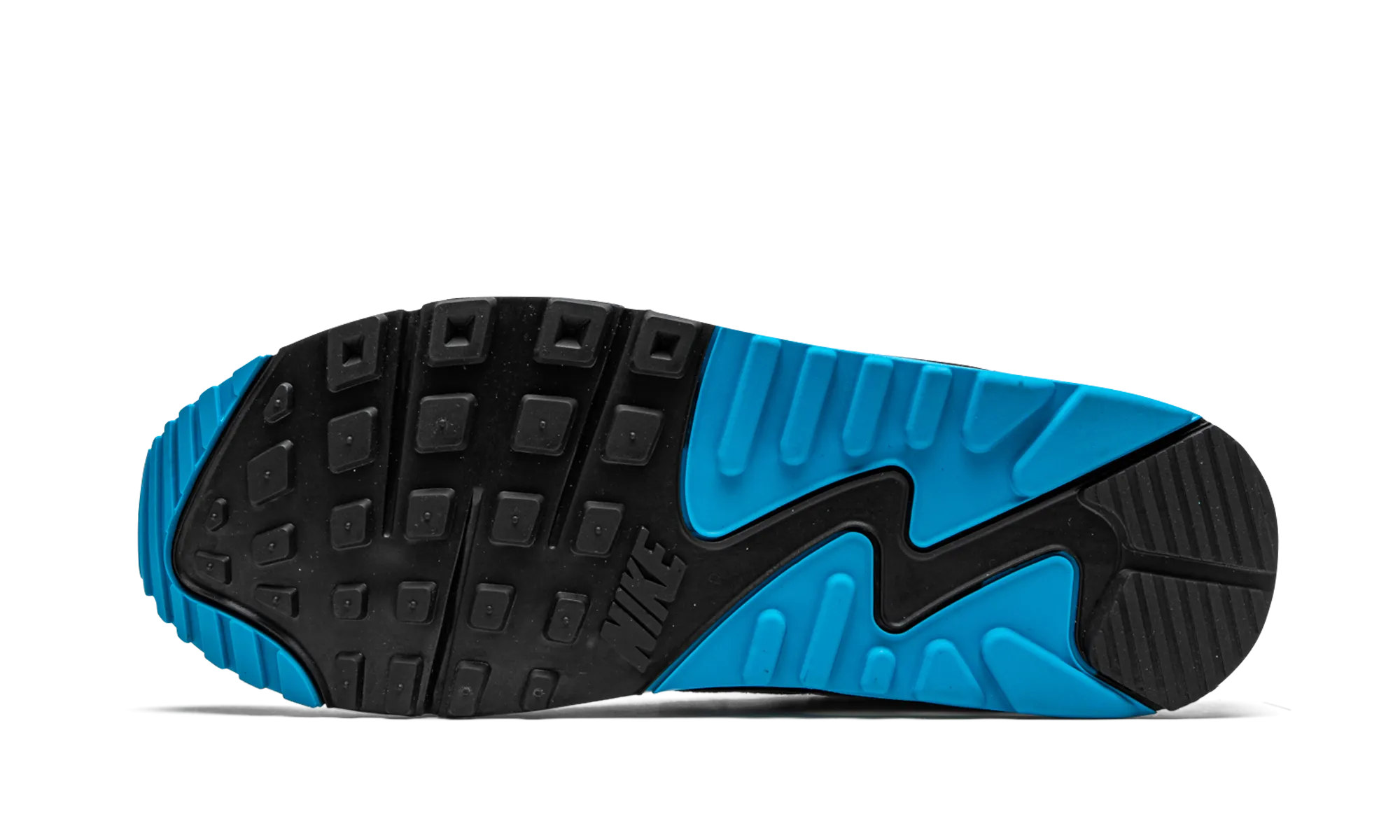 Air Max 90 "Laser Blue" Cushioned - tongue