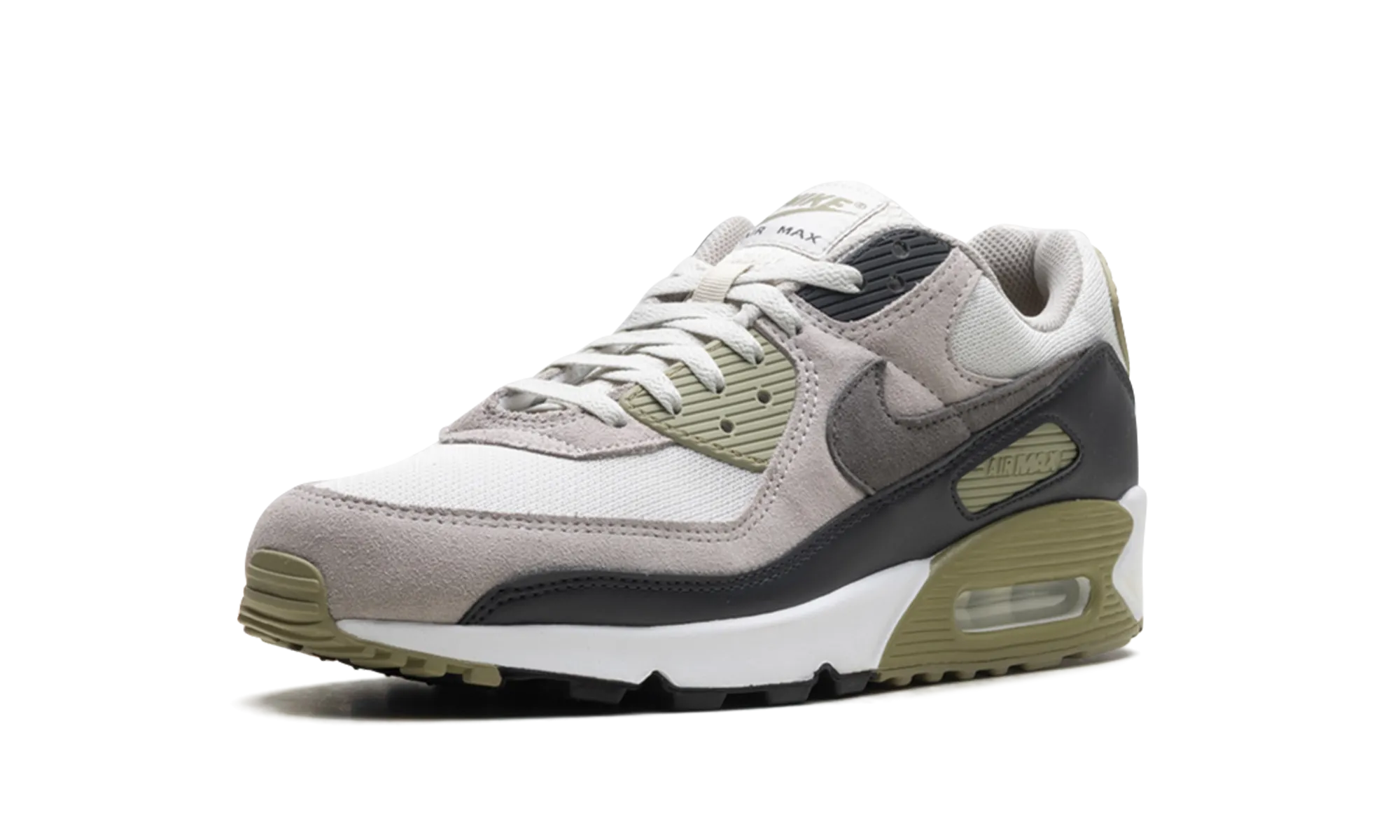 running for coordination running in a dam area shoes Air Max 90 "Light Bone Neutral Olive"