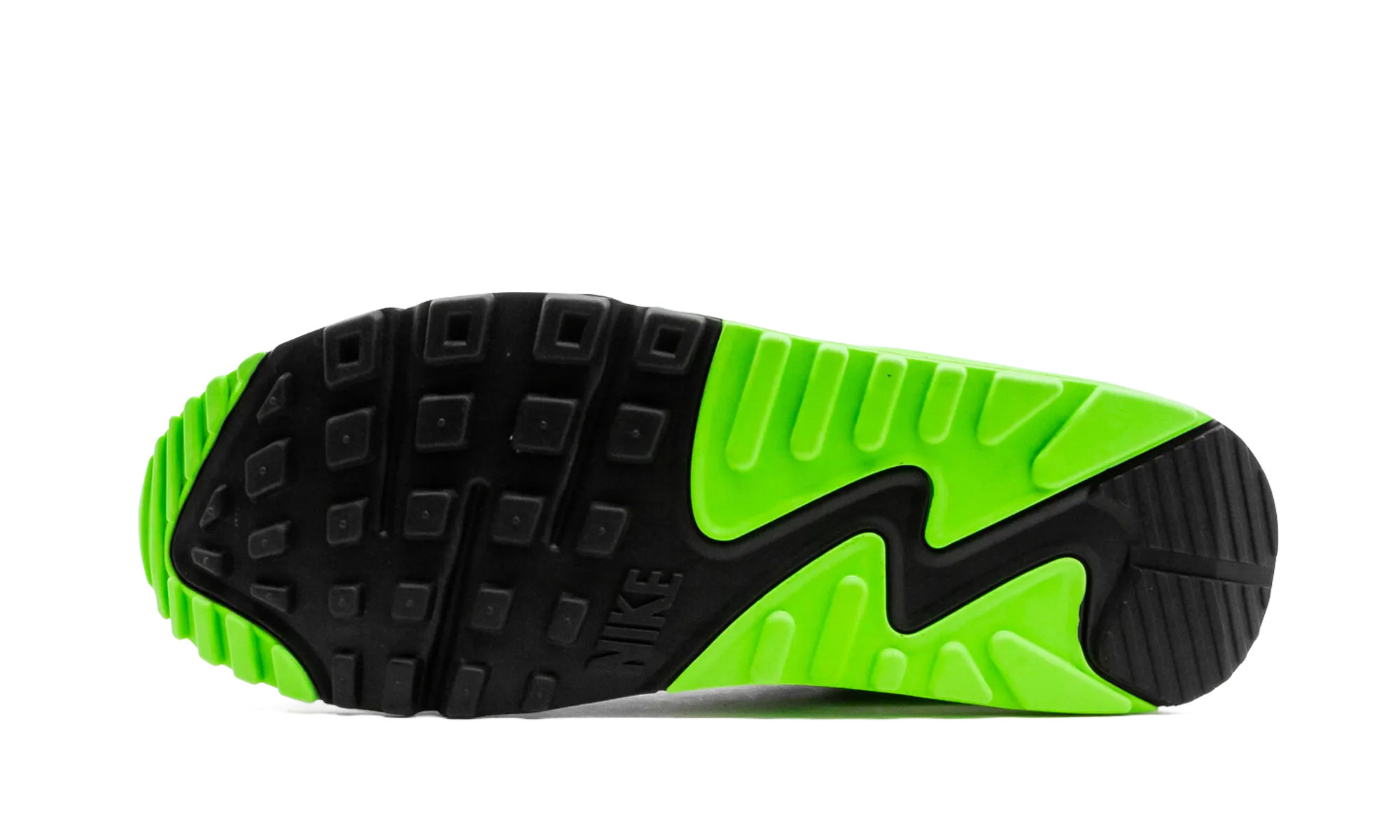 running in a ice field area shoes AIR MAX 90 "Lime"