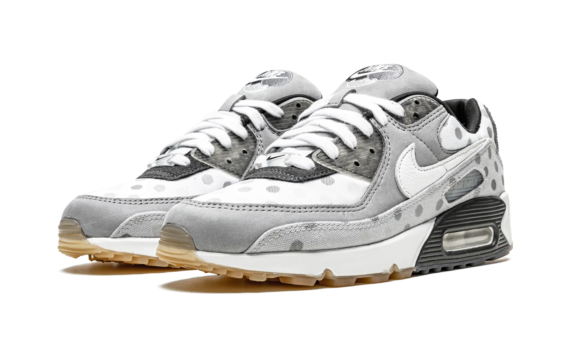 Air Max 90 "Polka Dots - Grey Fog" toe - bumper
