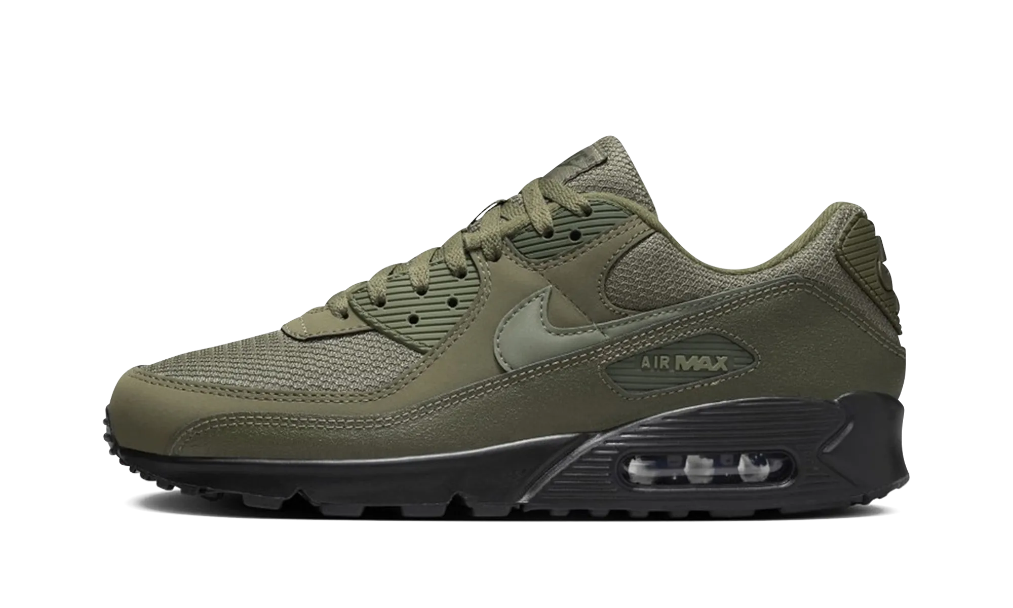 senior shoes Air Max 90 "Reflective Swoosh Medium Olive"
