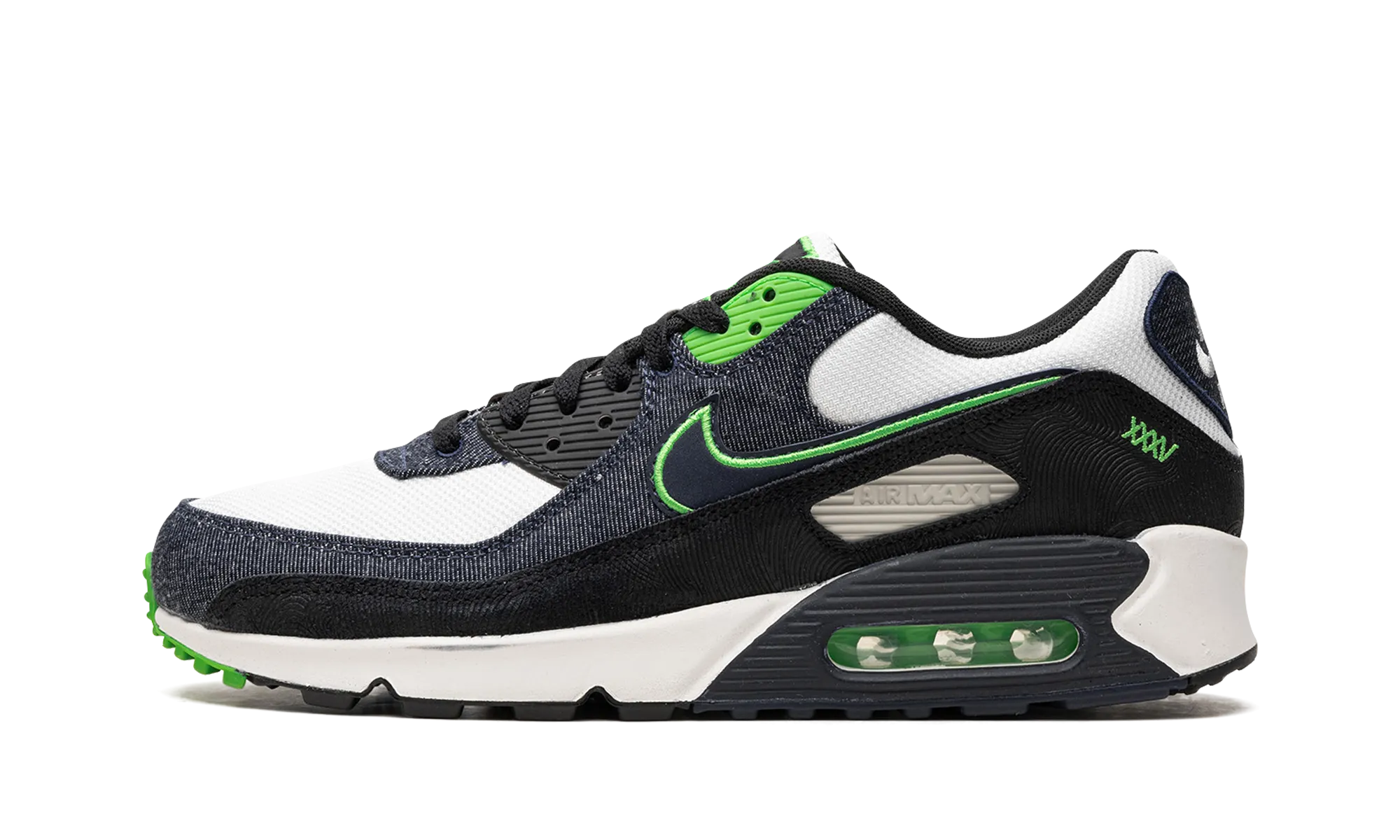 Air Max 90 "Scream Green" outdoor running shoe components