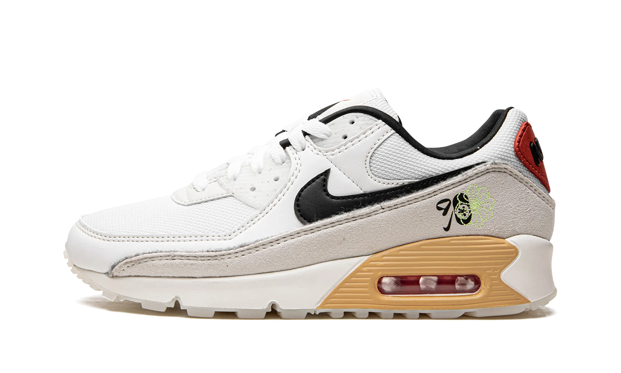 Air Max 90 "Swoosh Fiber" running on uneven ground comfort features