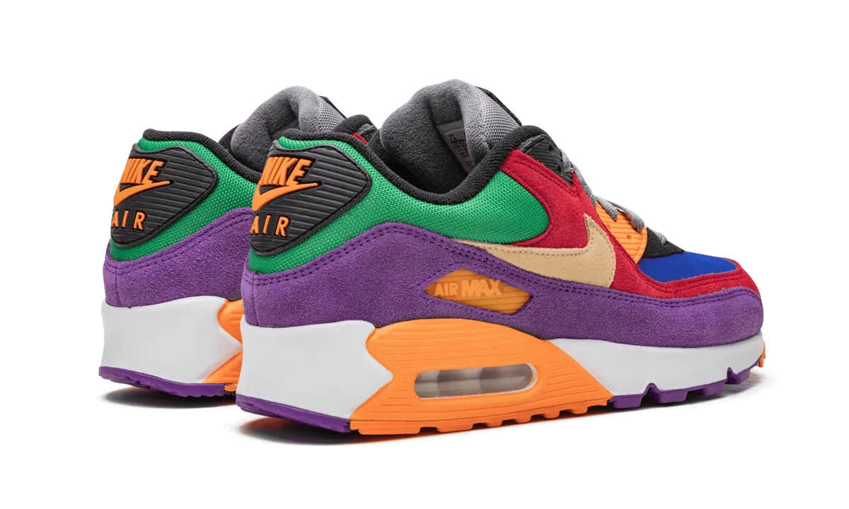 Air Max 90 "Viotech" running in a ravine area shoes