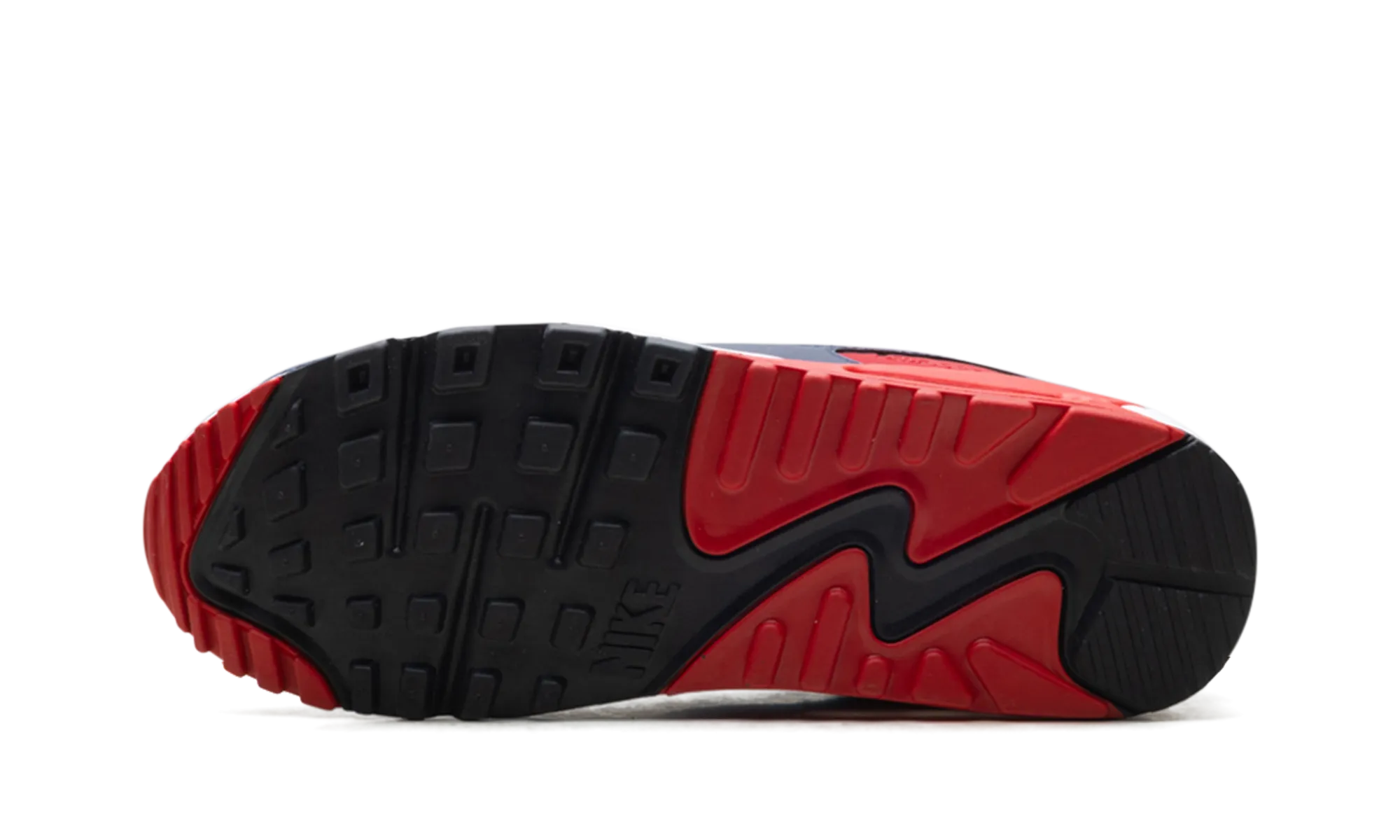 AIR MAX 90 "White/Cool Grey-university Red" amateurs