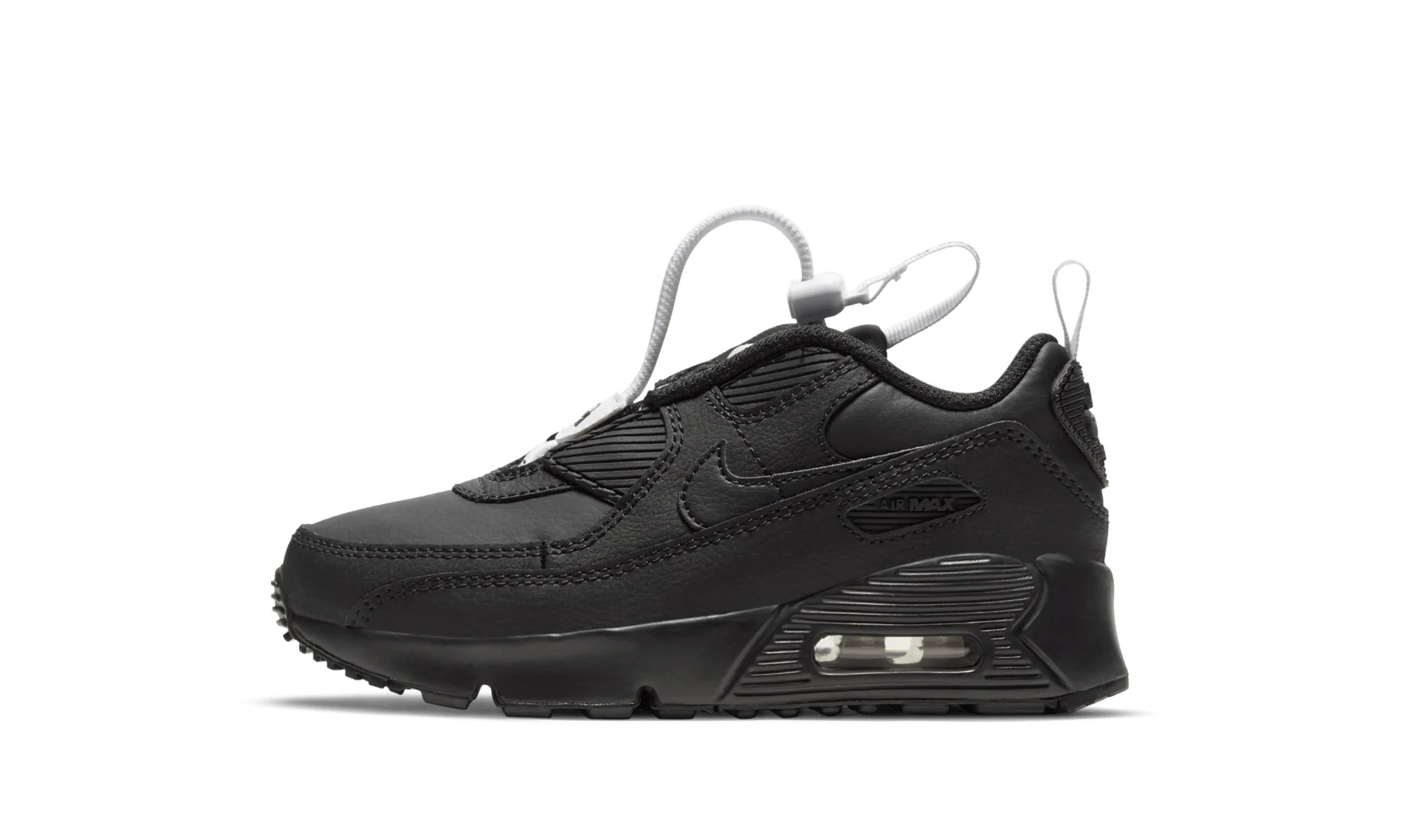 AIR MAX 90 TOGGLE PS "TRIPLE BLACK" RemovableInsole storage - friendly