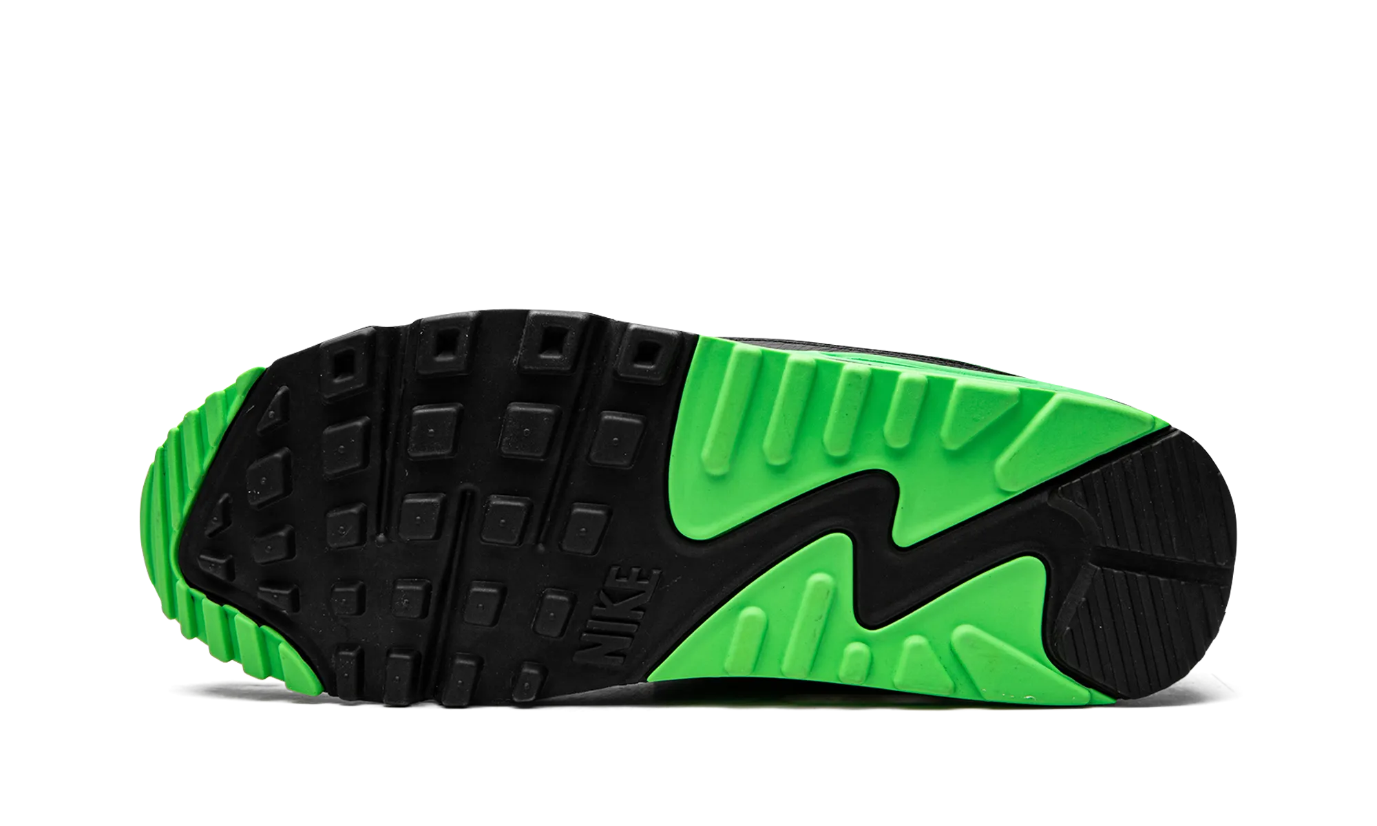 Air Max 90 / UNDFTD "Undefeated Black/Green" Track Humid Weather Running