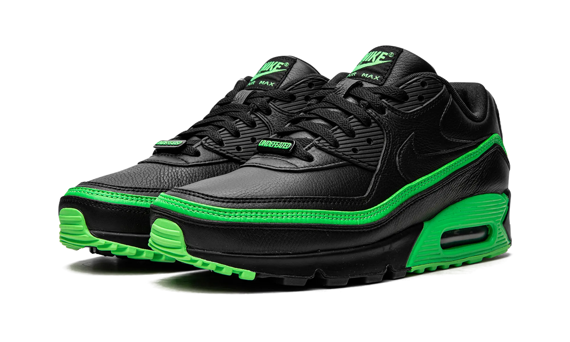 Air Max 90 / UNDFTD "Undefeated Black/Green" amateur - grade shoes LowTop