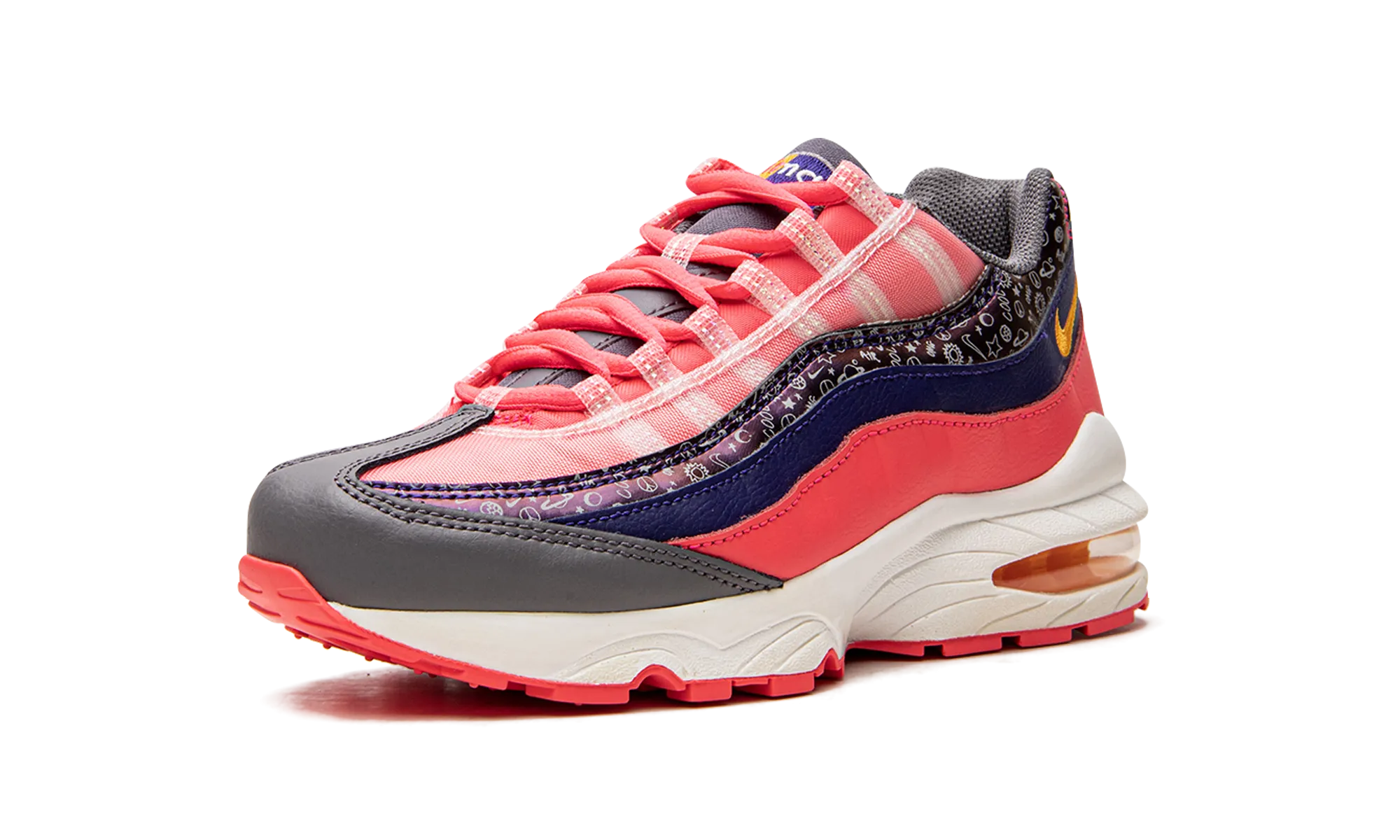 Air Max 95 (GS) hiking running shoes lightweight shoe traits
