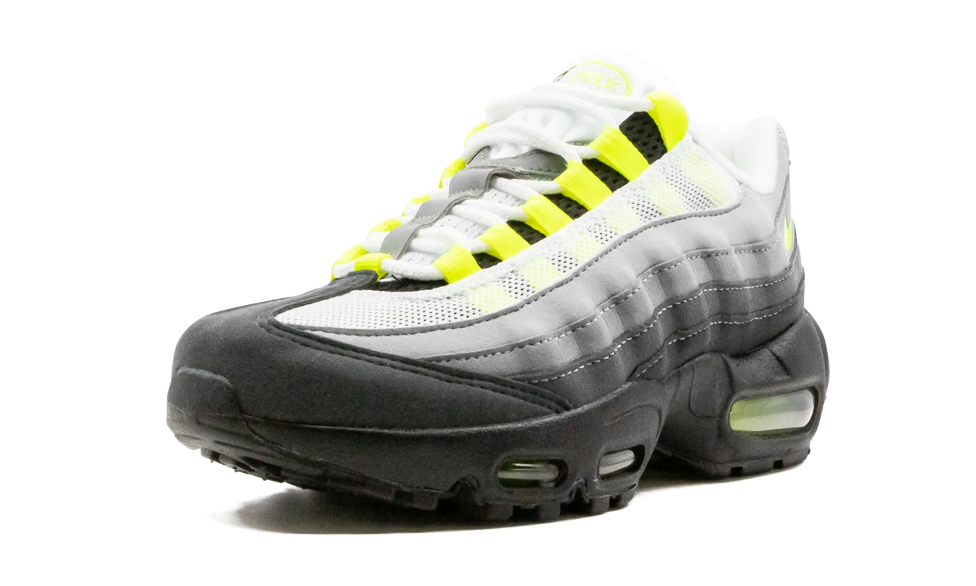 Air Max 95 OG GS "Neon 2020" pre - run warm - up