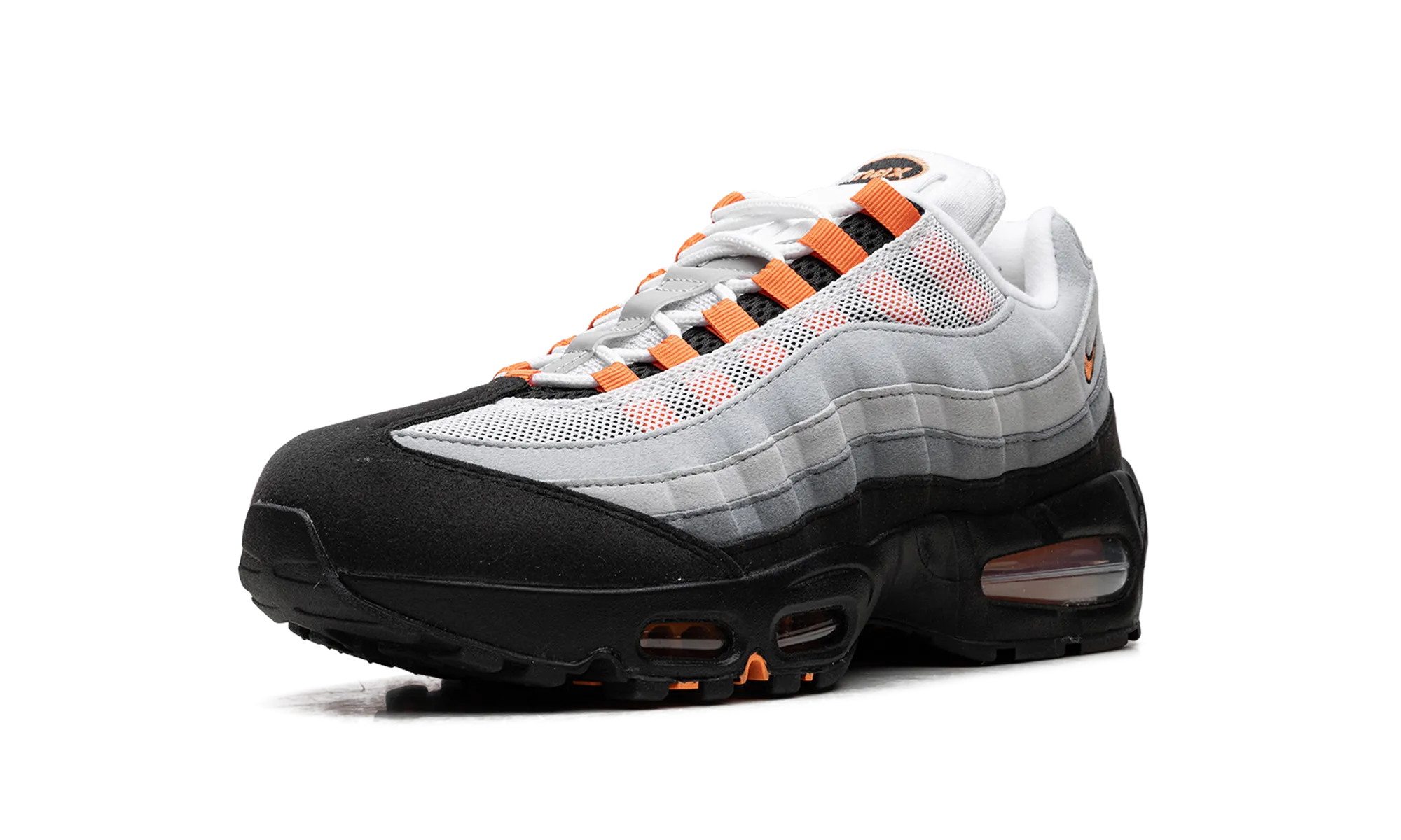 Air Max 95 OG "Big Bubble Bright Mandarin 2.0 (2025)" Omni-grip running in a waterfall area shoes