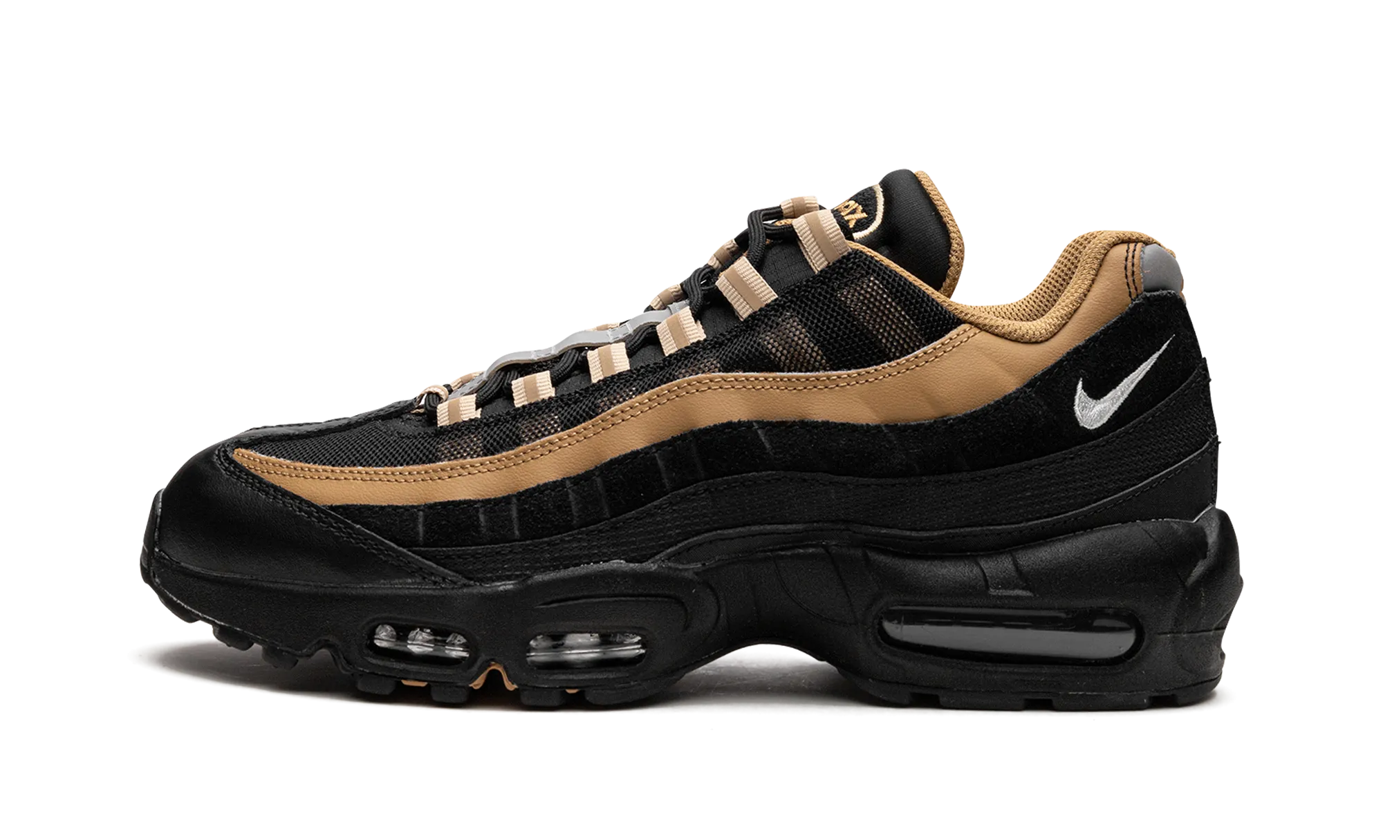 Air Max 95 "Black Elemental Gold" running in spring shoes