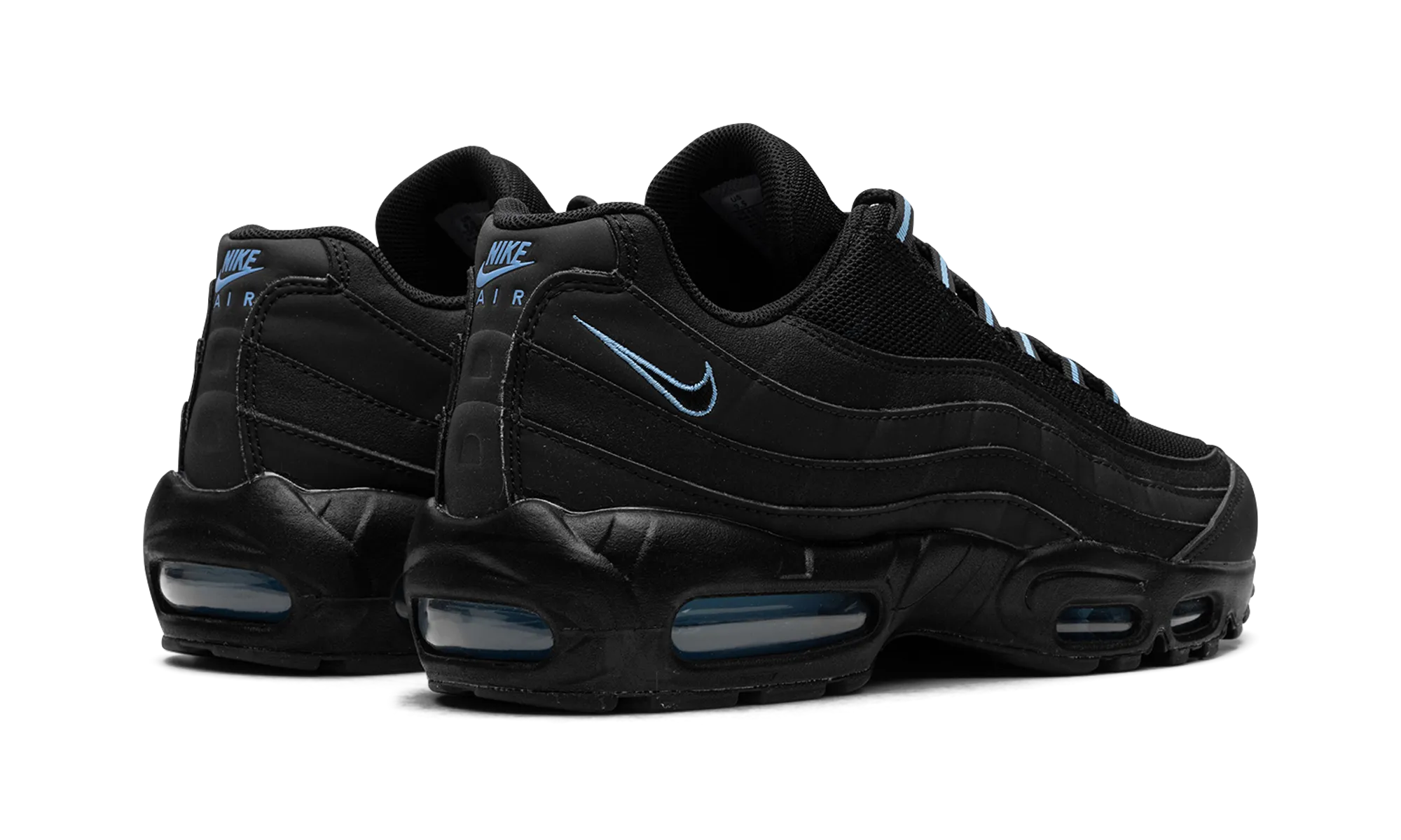 sprint training shoe appropriateness half - marathon running shoes Air Max 95 "Black/University Blue"