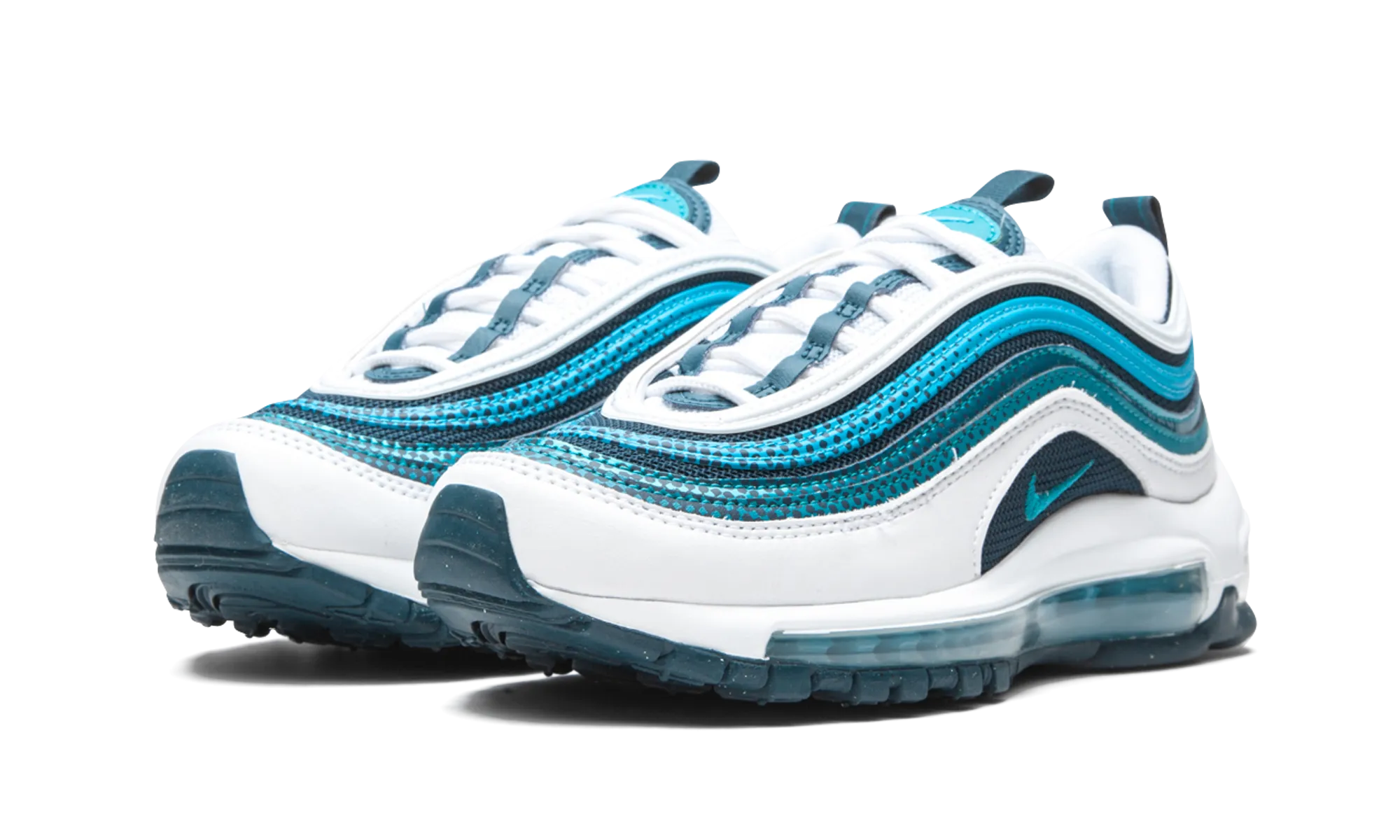 running in a mangrove area shoes Air Max 97 GS "Spirit Teal"