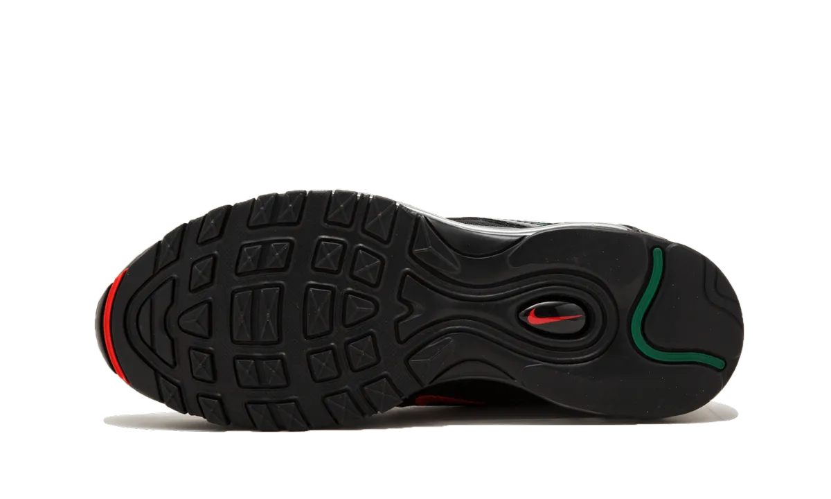 pre - molded - fit shoes rural running shoe operation Air Max 97 OG UNDFTD "Undefeated - Black"