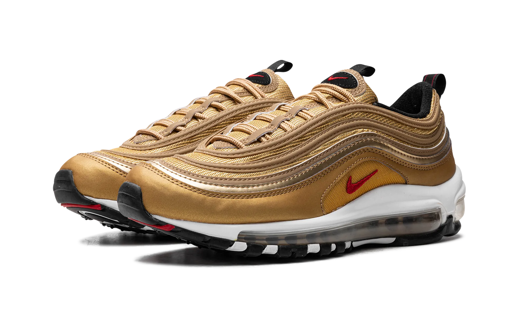 Air Max 97 QS (GS) "Metallic Gold" Safe usage stability - feature shoes