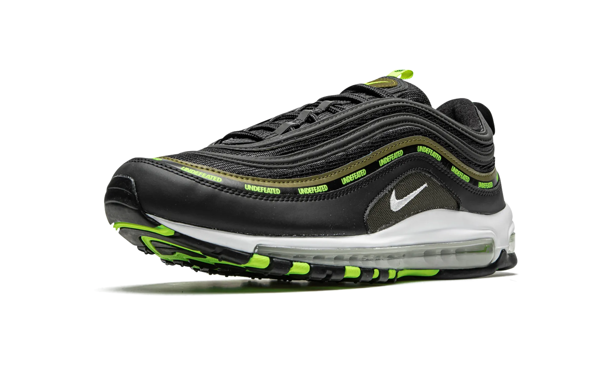 Anti-microbial recycled material shoes Air Max 97 "Undefeated - Black Volt"
