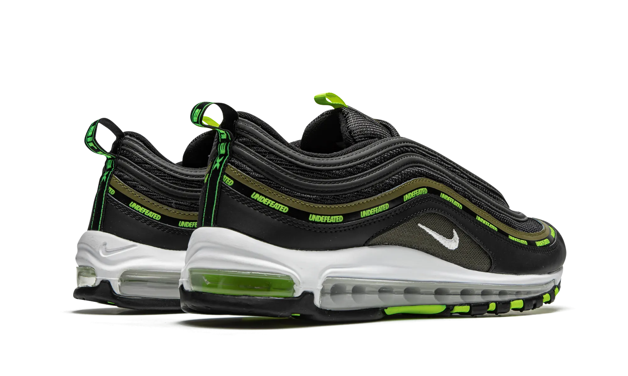 Air Max 97 "Undefeated - Black Volt" extra - wide running shoes