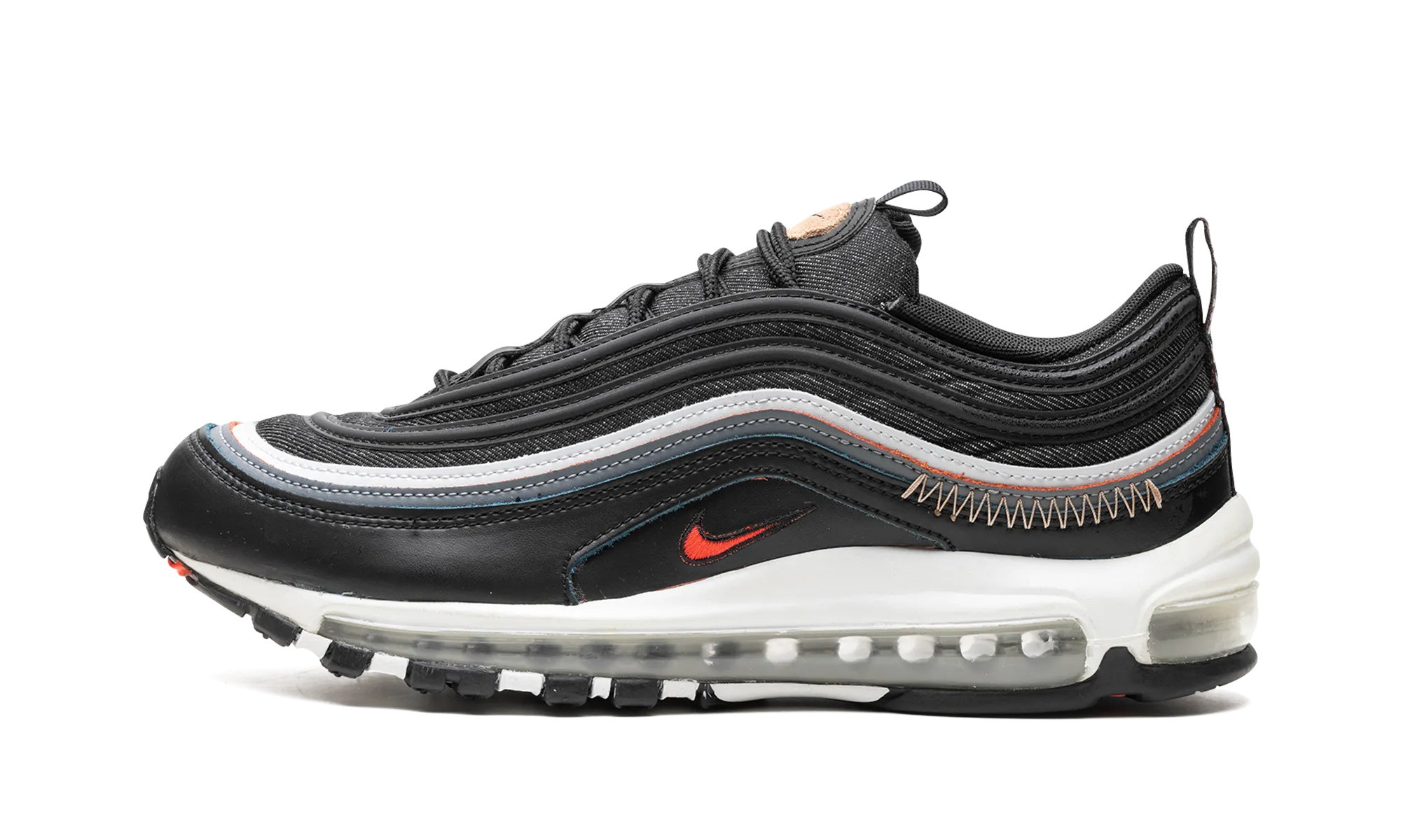Fashion Shoes Air Max 97 SE "Black / Bright Crimson"