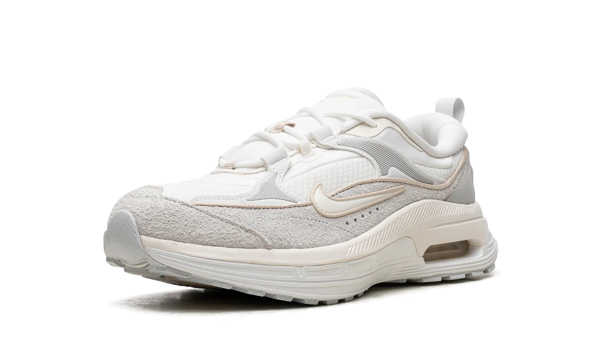 AIR MAX BLISS LX WMNS "Summit White" running in a stadium