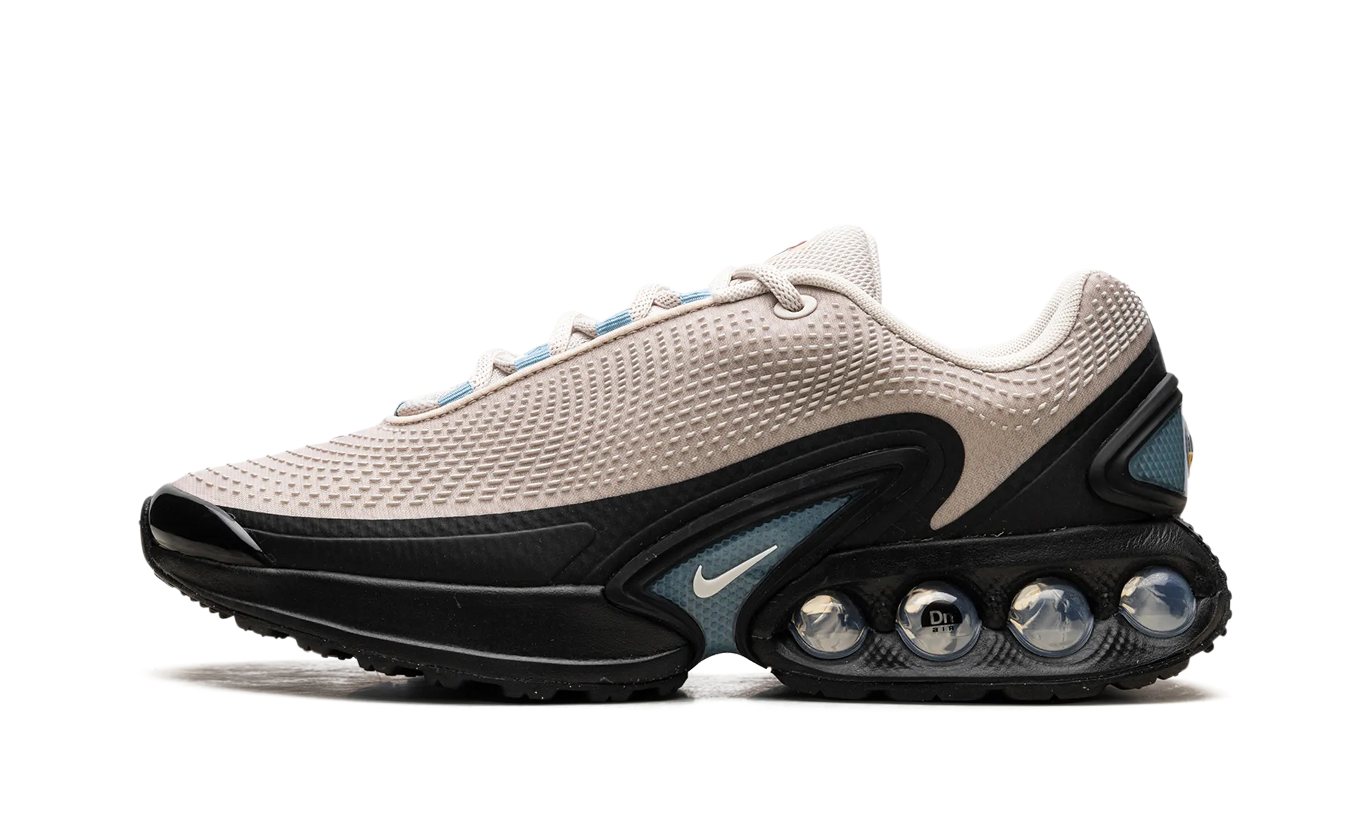 Air Max Dn "Light Orewood Brown Turquoise" appliqued running option special - running