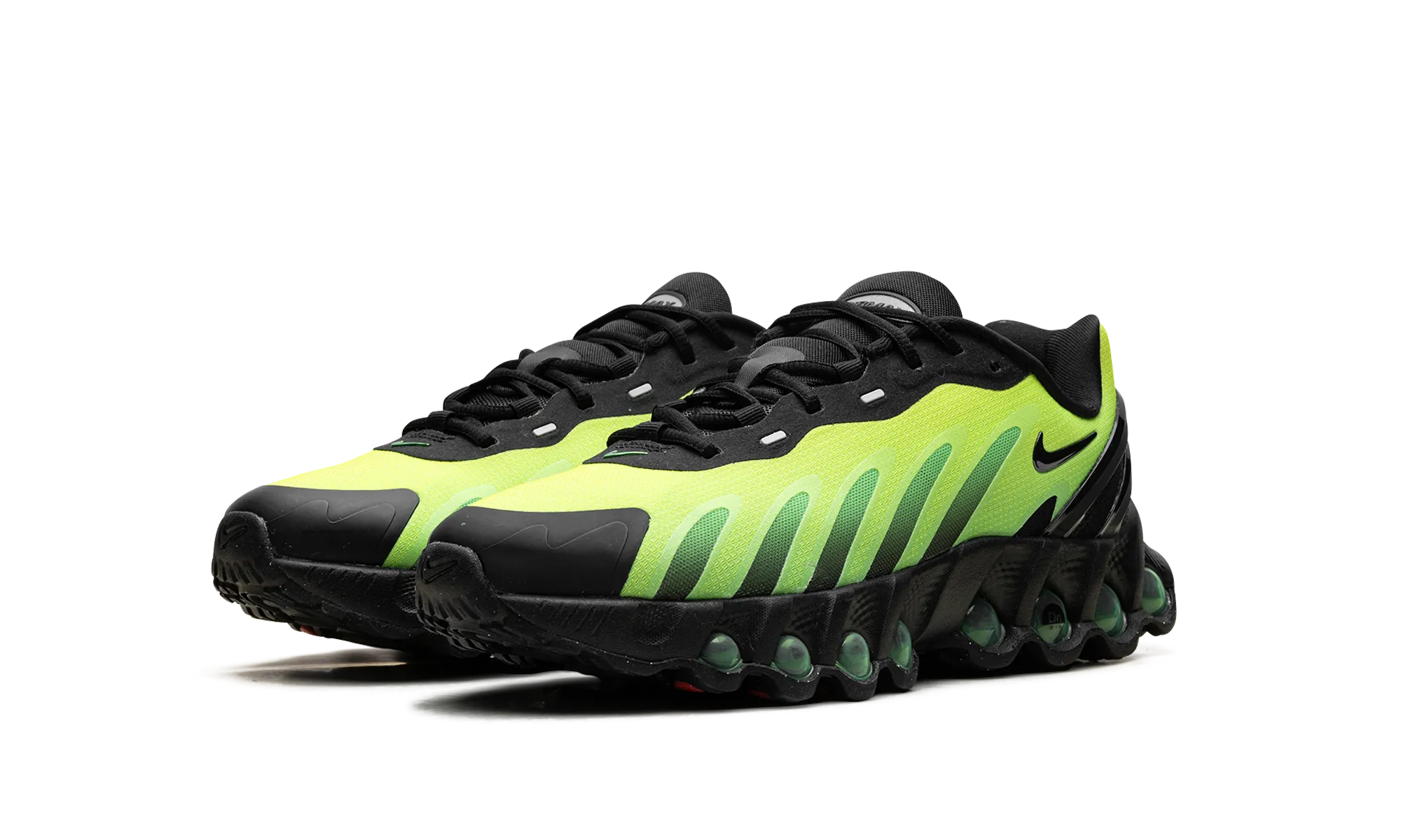 Air Max Dn8 GS "Black Green Strike" reflective shoe element high - visibility
