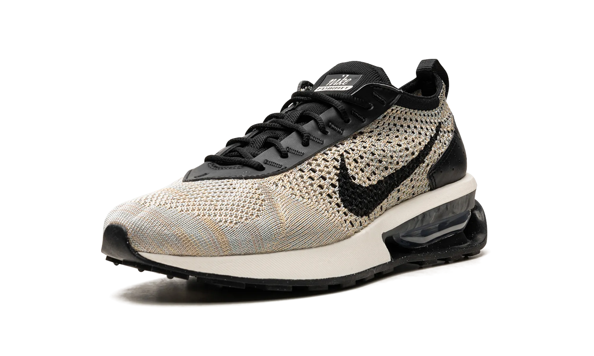 AIR MAX FLYKNIT RACER WMNS "Sesame" neutral colored shoes used