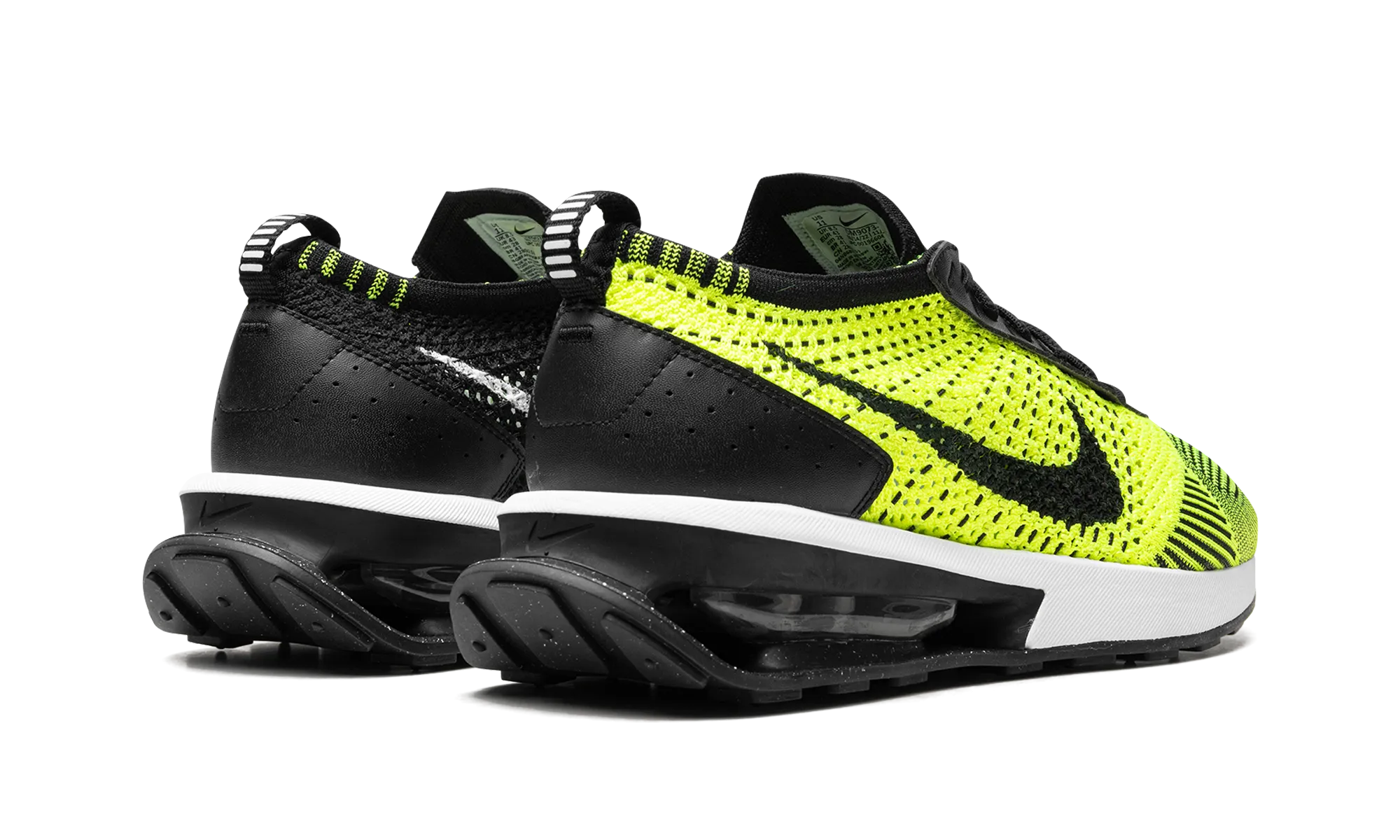 running in a chairlift area shoes AIR MAX FLYKNIT RACER WMNS "Volt Black"