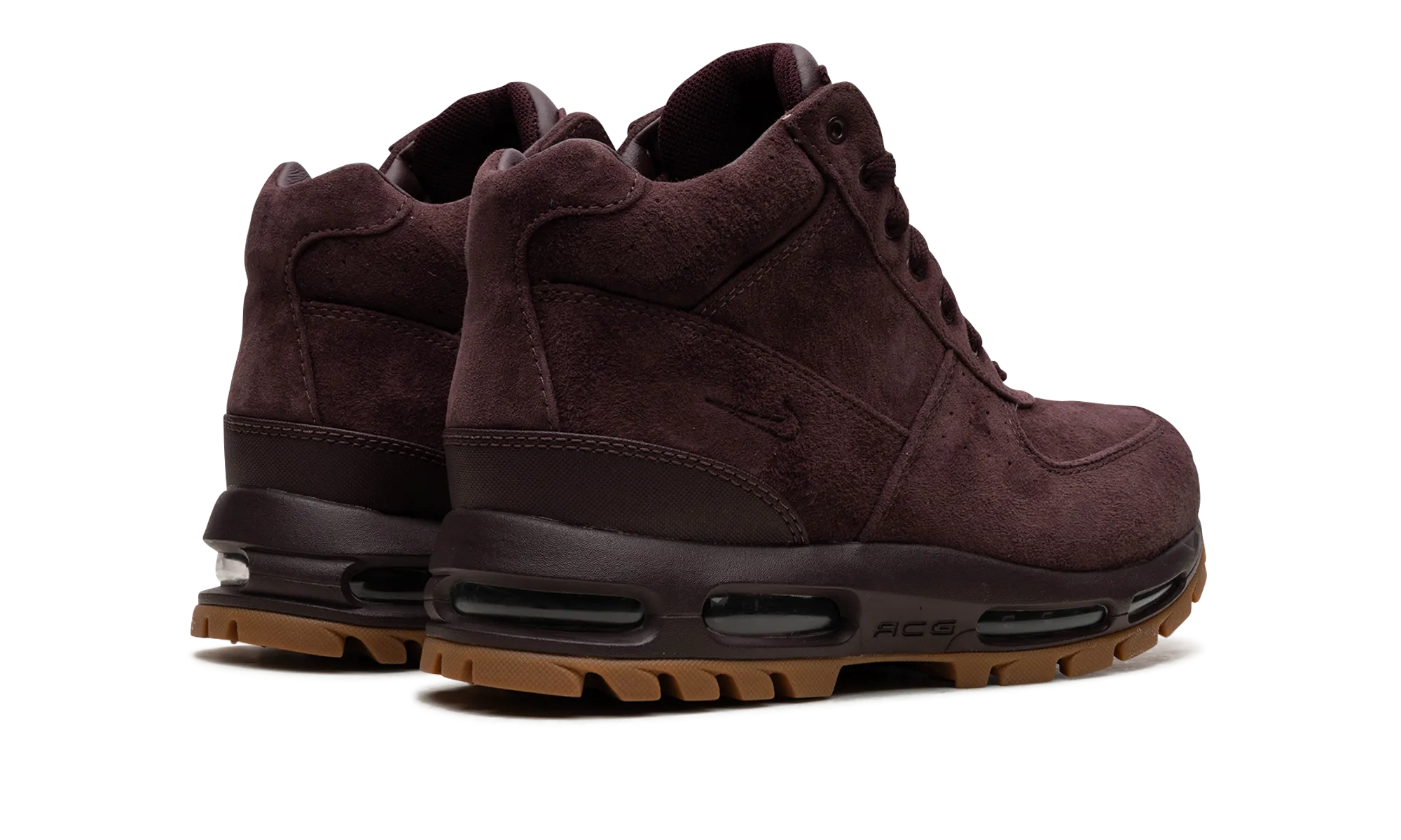 running with a gum rubber outsole Flat terrain running Air Max Goadome "Burgundy"