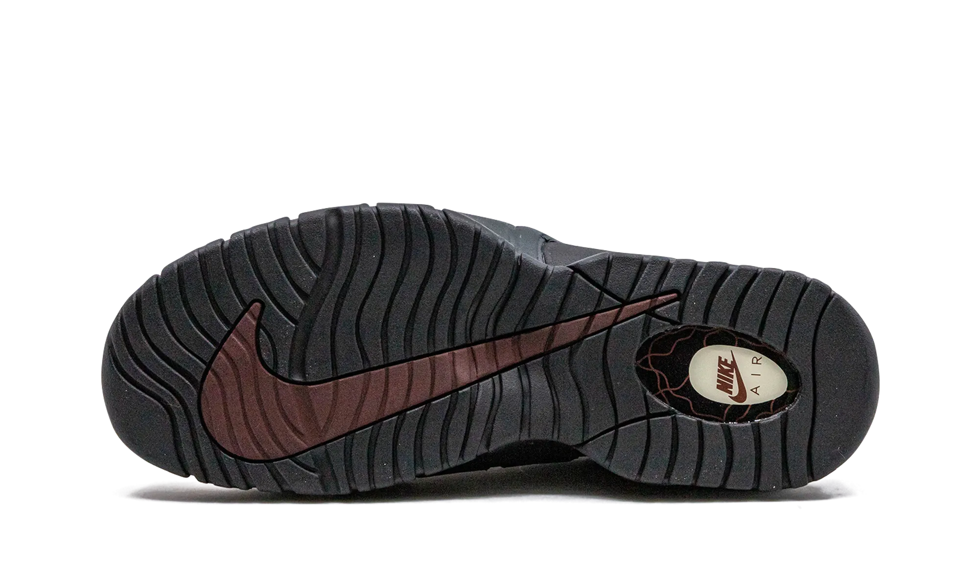 breathable mesh shoe aspect water - resistant running shoes Air Max Penny "Faded Spruce"