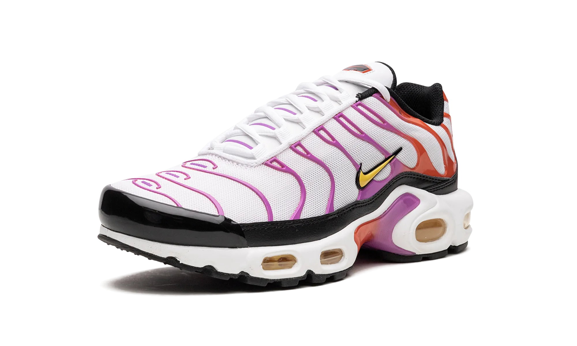 Shock   Proof smooth - lining shoes AIR MAX PLUS MNS WMNS "White Red Magenta"