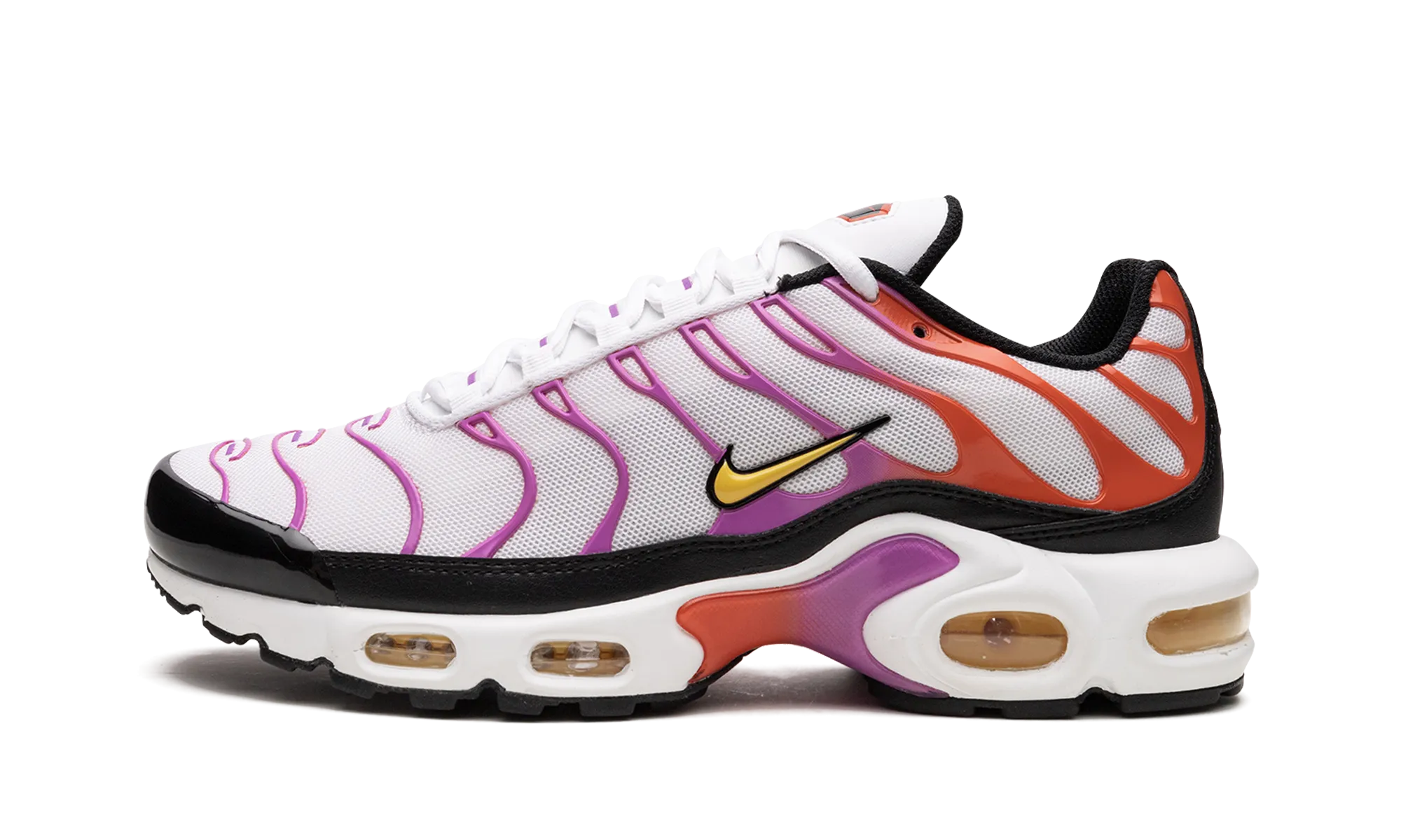 shock - absorbing rubber sole shoes windy days AIR MAX PLUS MNS WMNS "White Red Magenta"