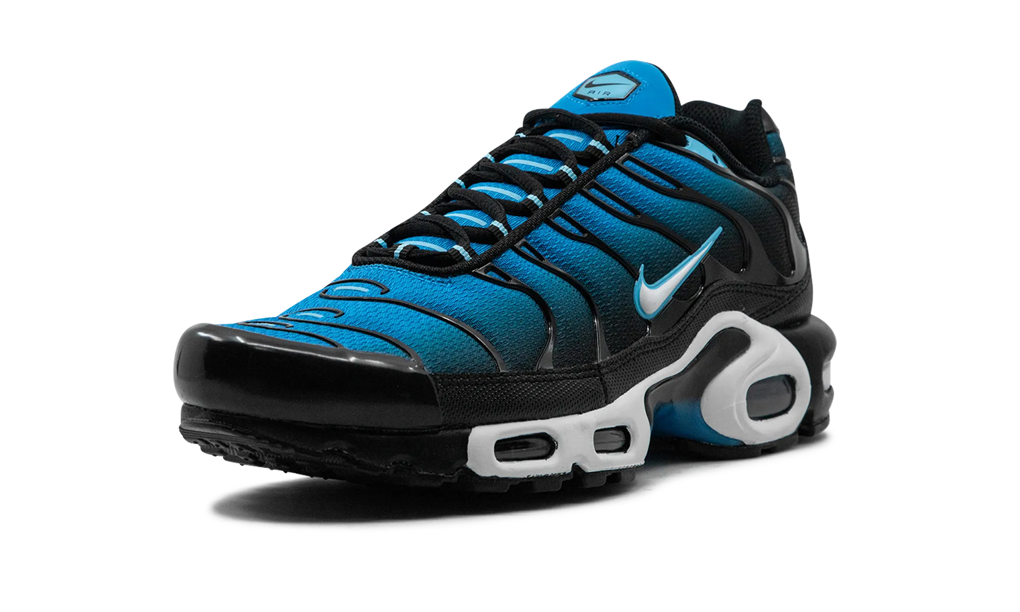 Anaerobic running in a community run shoes Air Max Plus "Aquarius Blue"
