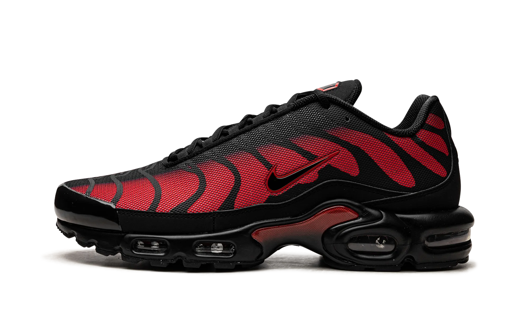 Air Max Plus "Bred Reflective" Toe box