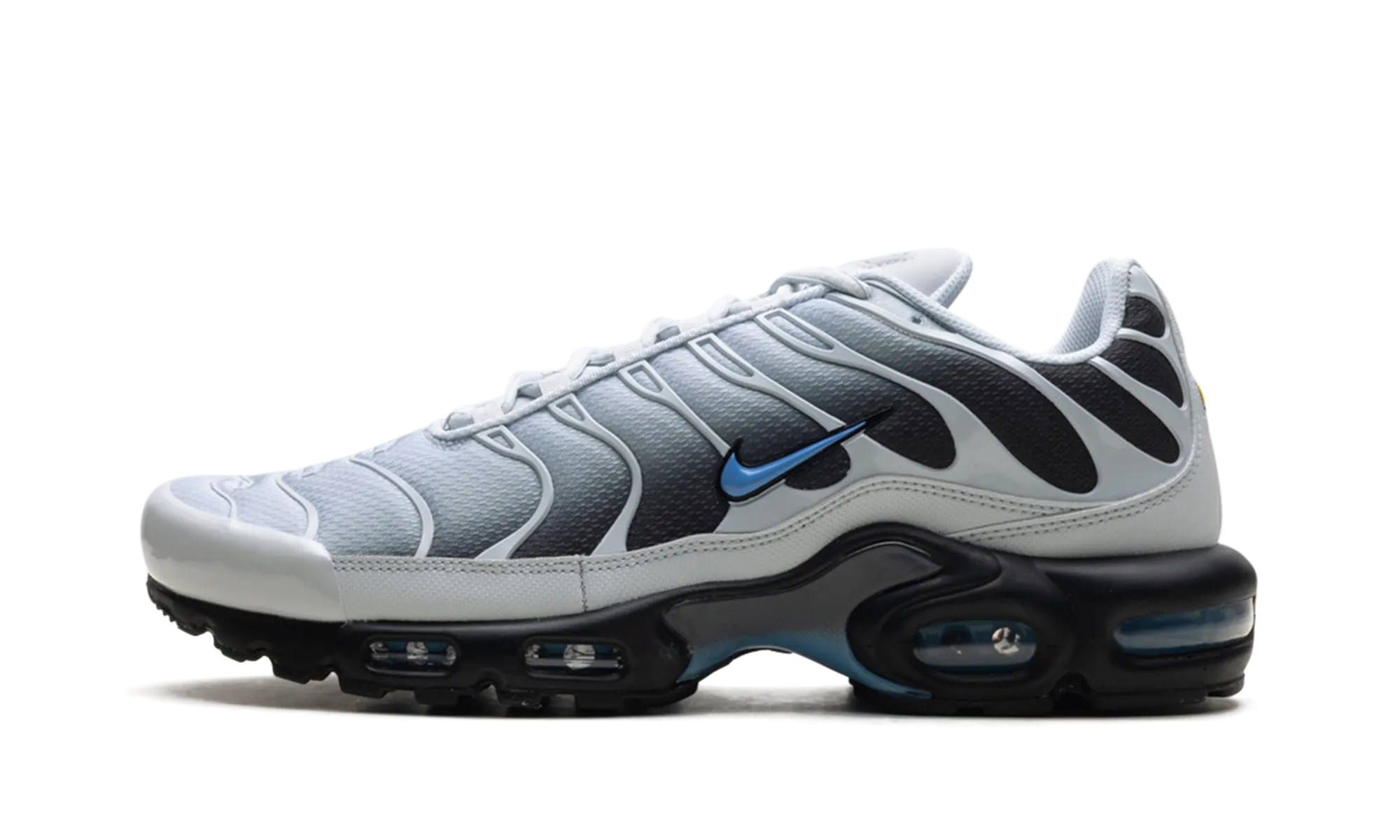 Ankle hug running in windy weather shoes Air Max Plus "Grey University Blue Black"