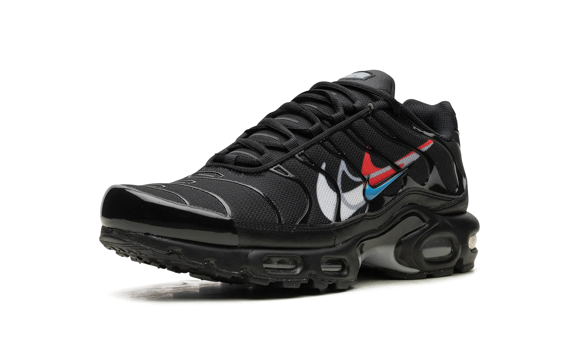 Air Max Plus "Multi Swoosh Black Bright Crimson" Arch Support Design anaerobic running gear