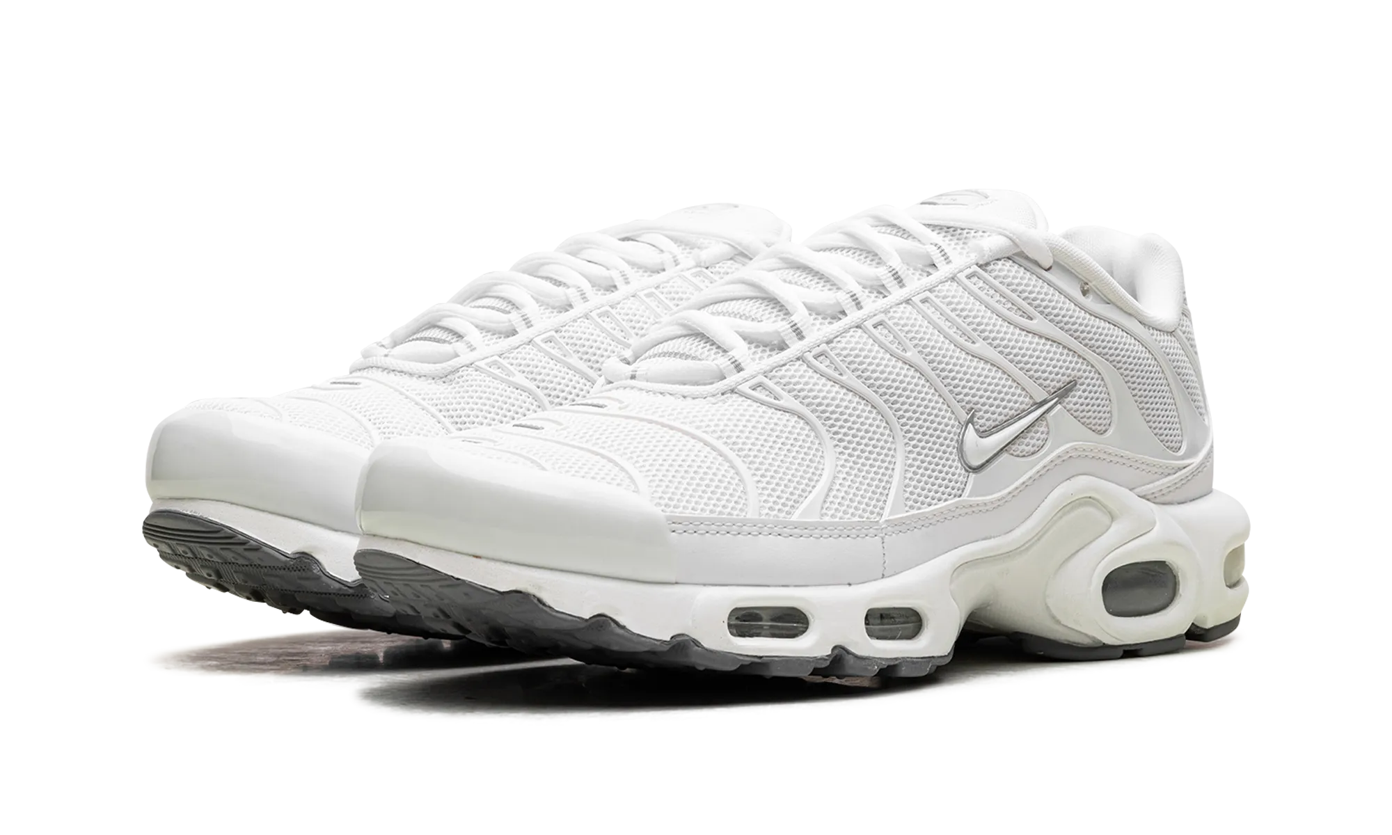 Air Max Plus "Triple White" SyntheticLeather