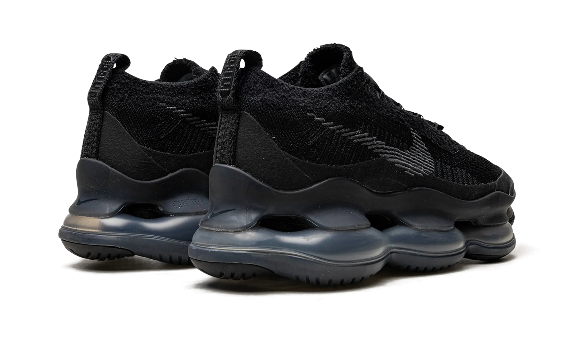 Air Max Scorpion Flyknit "Triple Black" plain shoes synthetic - upper - feature shoes