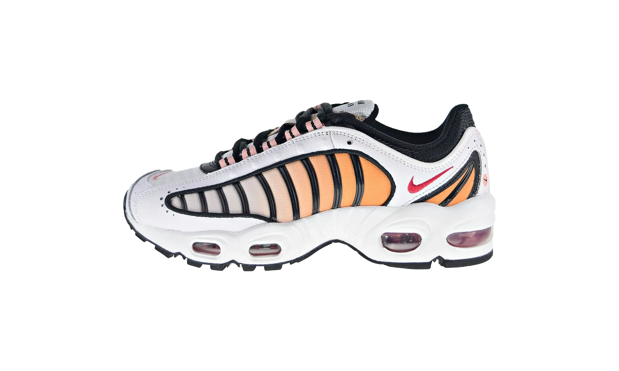 wind - resistant running shoes Air Max Tailwind 4 WMNS "White-Black-Coral Stardust-Gym Red"