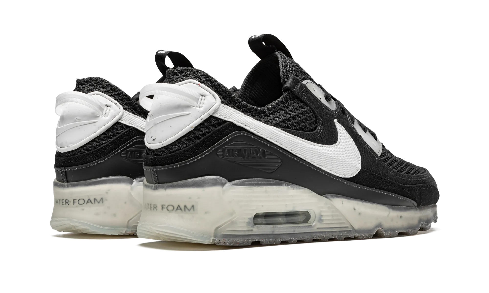 Ultra Flexibility youth running footgear Air Max Terrascape 90 "Black / White"
