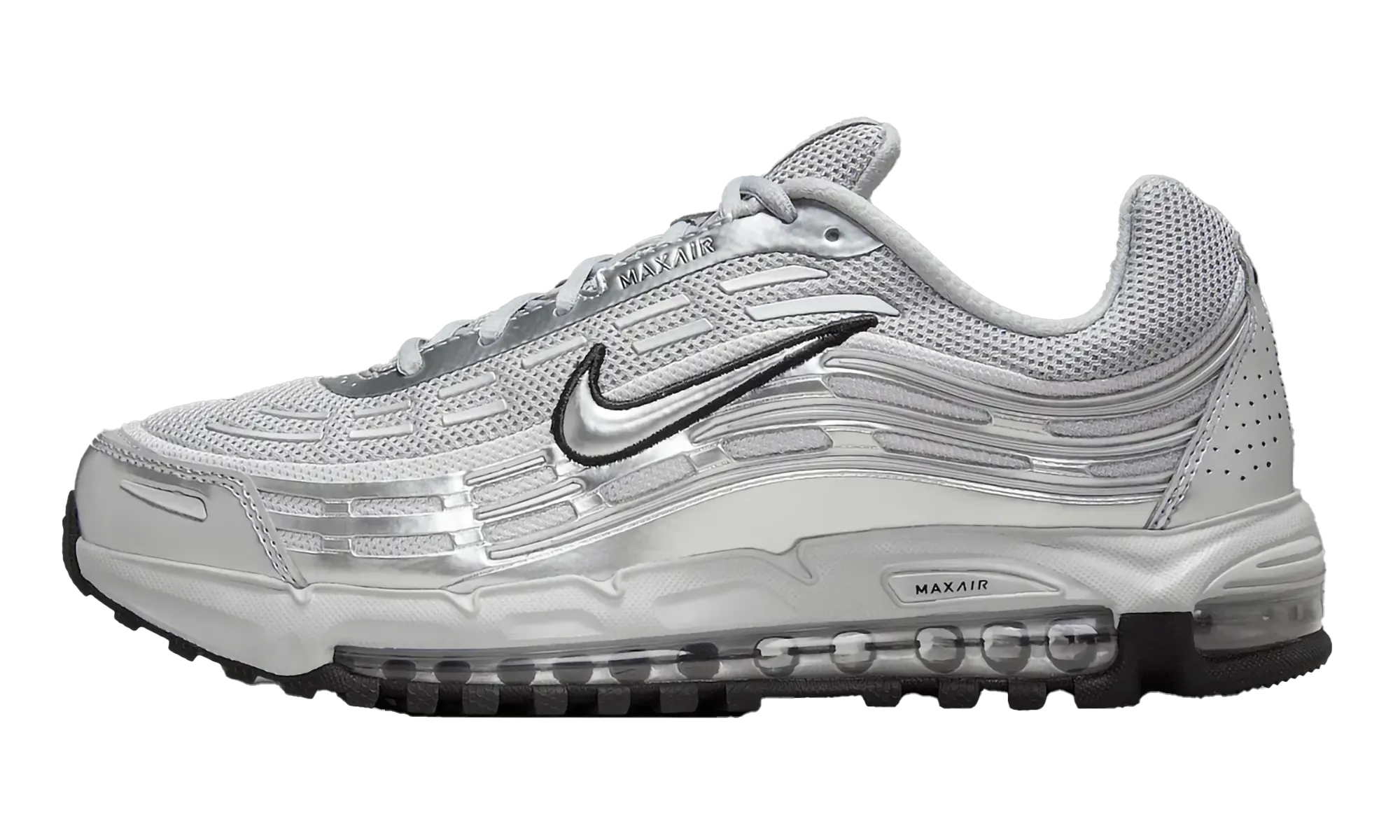 Air Max TL 2.5 "Metallic Silver" Adaptable to different paces running in a beach area shoes