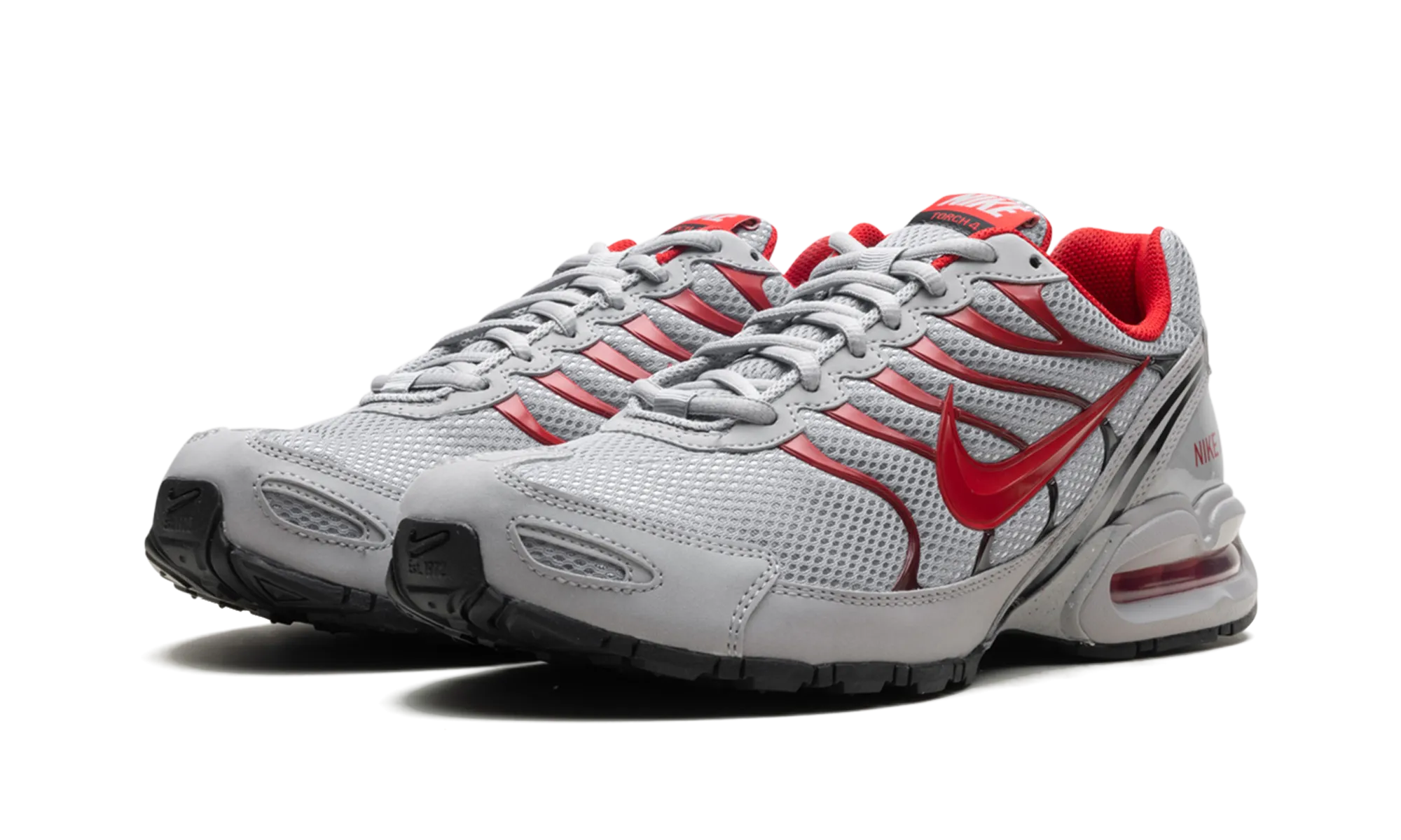 Breathable mesh youth shoes Air Max Torch 4 "Atmosphere Grey University Red"