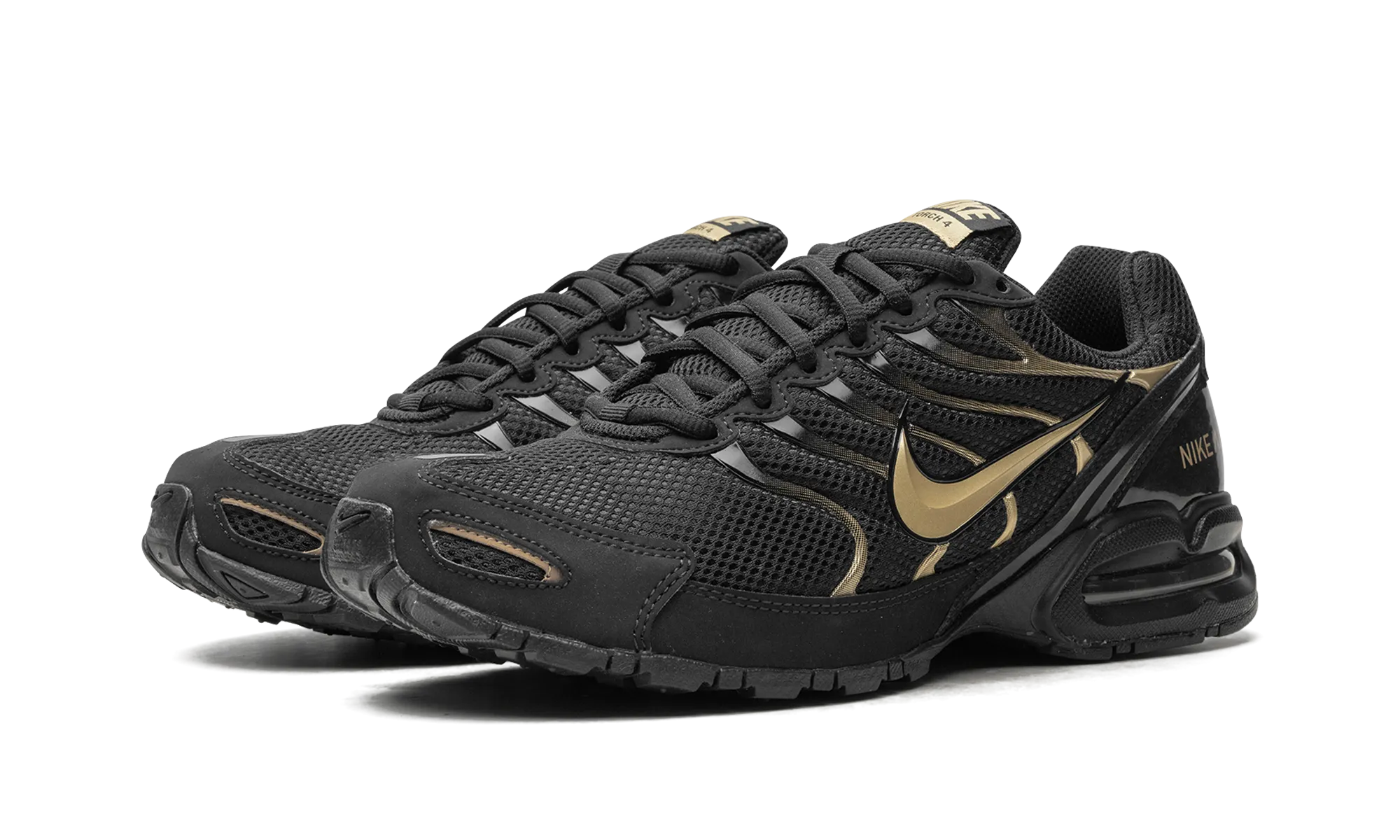 Air Max Torch 4 "Black Metallic Gold" biomechanically - correct evening running gear