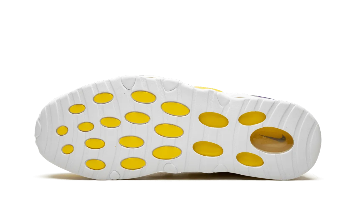 running in a canyon shoes multi - terrain running shoes Air Max Uptempo 95 "Lakers"