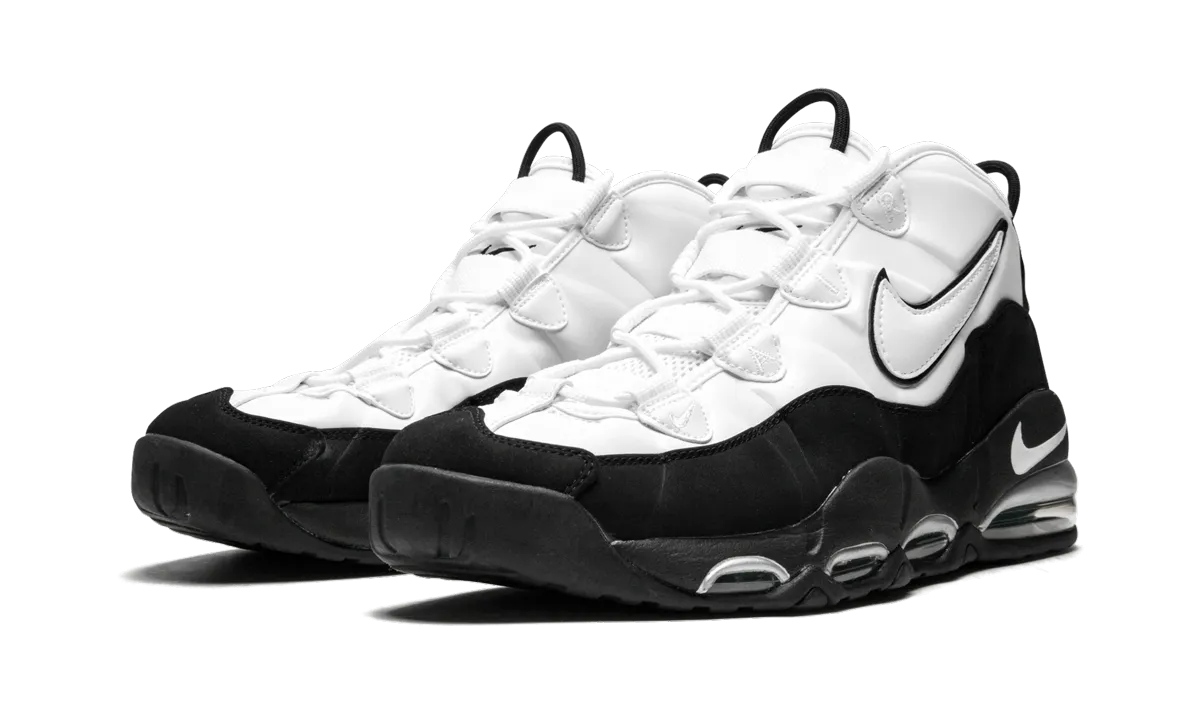 Sporty carbon - fiber - feature shoes Air Max Uptempo 95 "White Black Teal"