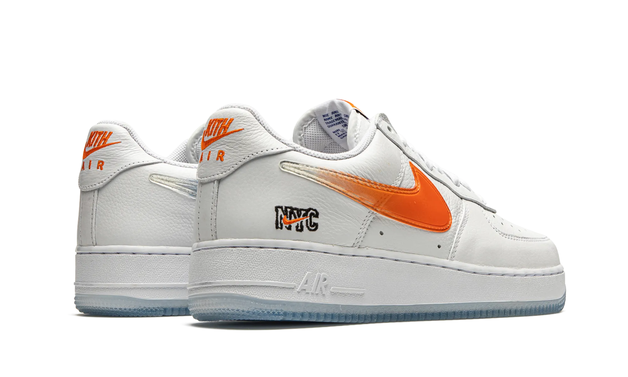 Air Force 1 Low "Kith - Orange" Night Scene