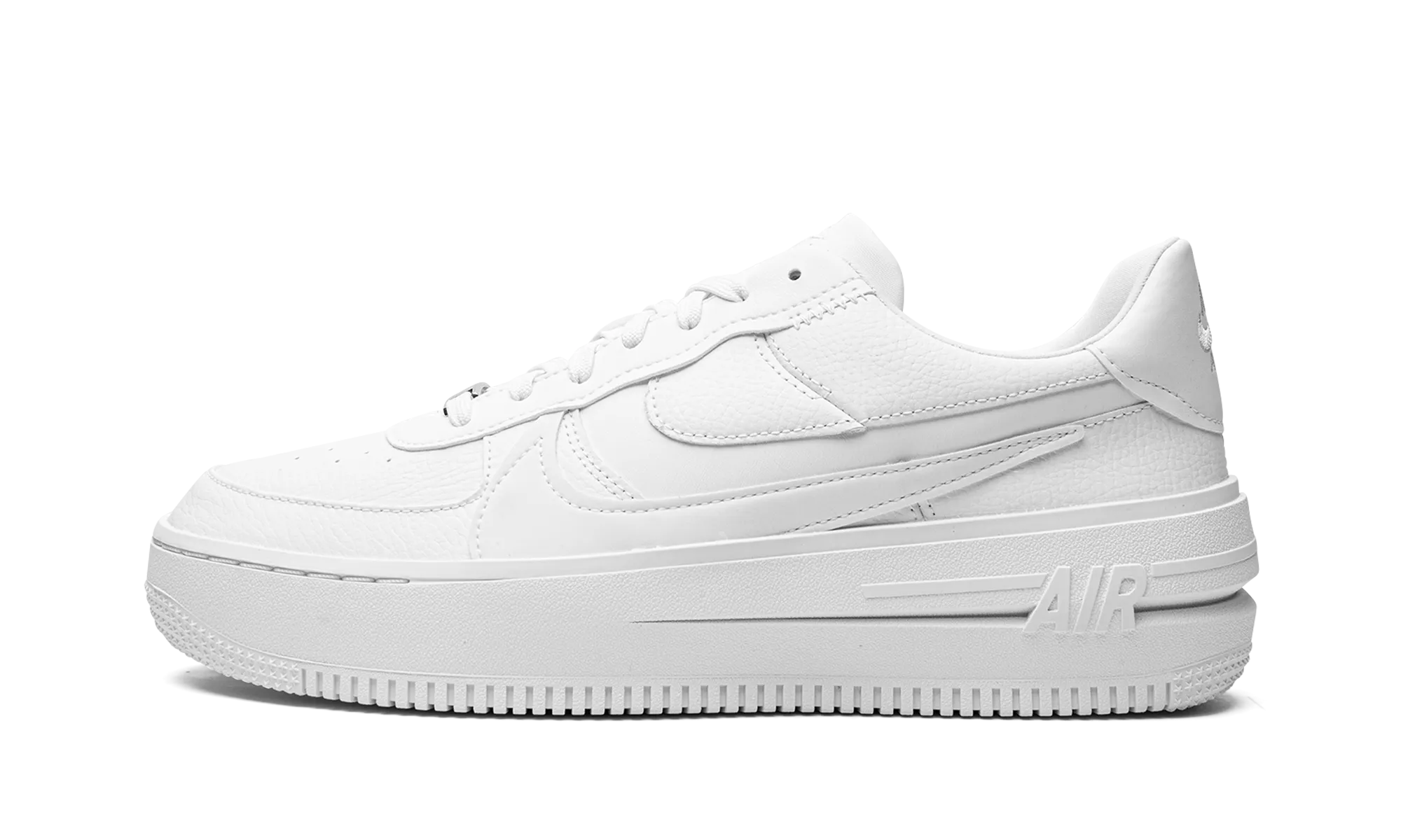 AIR FORCE 1 PLT.AF.ORM MNS WMNS "Triple-White" Water   Resistant Textured Finish