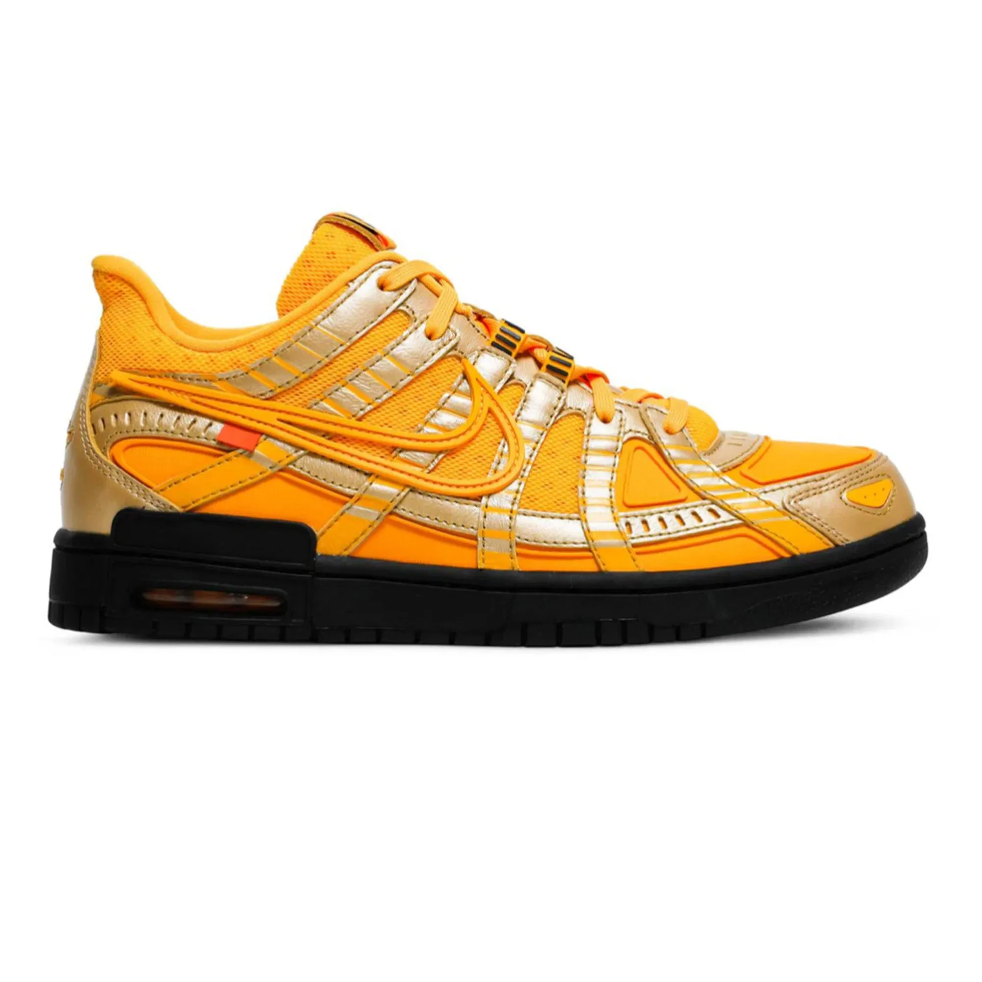 Air Rubber Dunk Off-White 'University Gold' WideFit Vegan materials