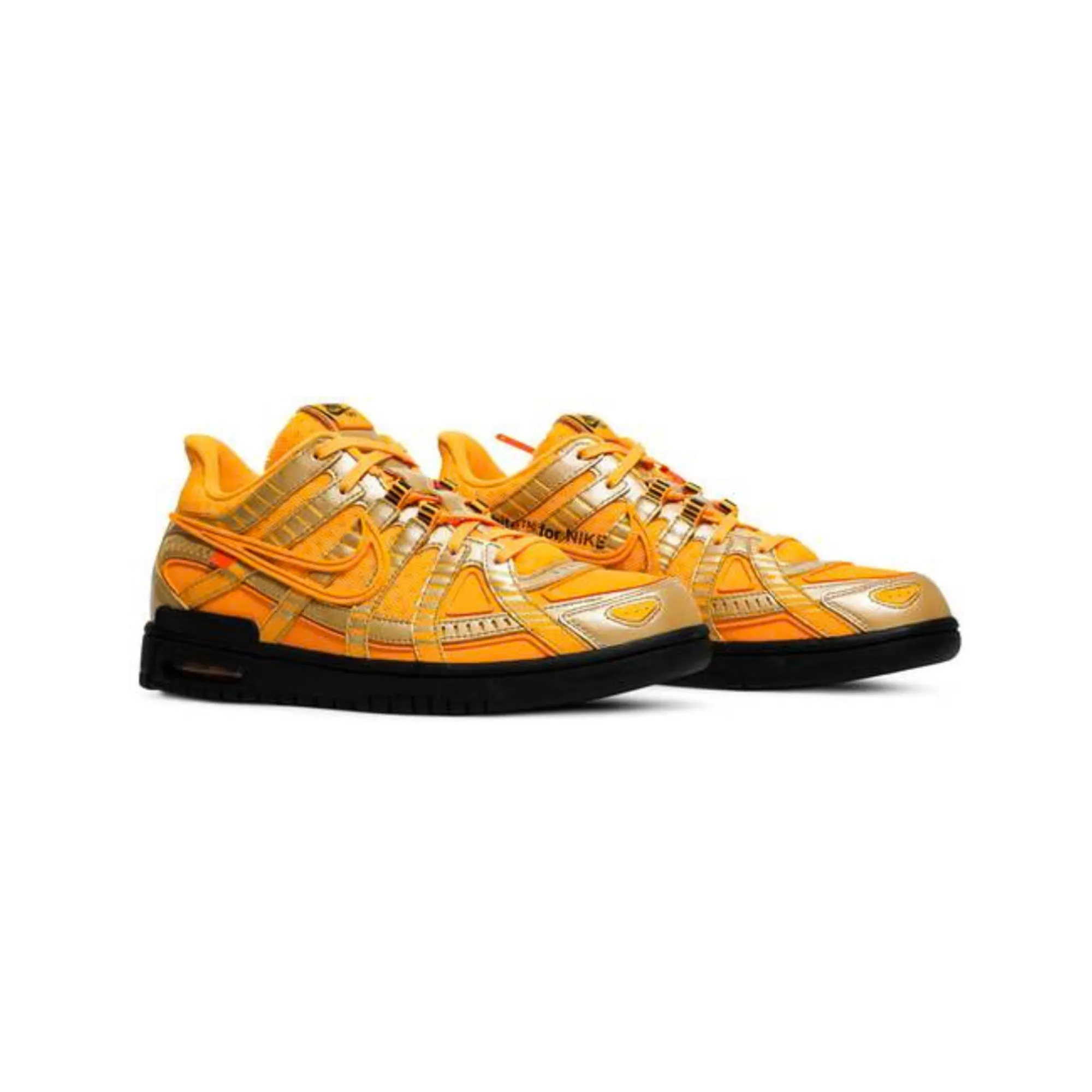 Air Rubber Dunk Off-White 'University Gold' Structured performance Flexible Rubber Outsole